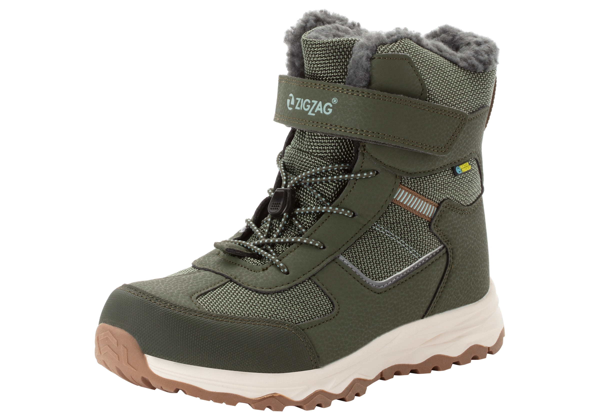 ZIGZAG Winterboots »Balful Kids Boot WP«, Snowboots, Winterstiefel, Winterschuhe, wasserdicht, Warmfutter