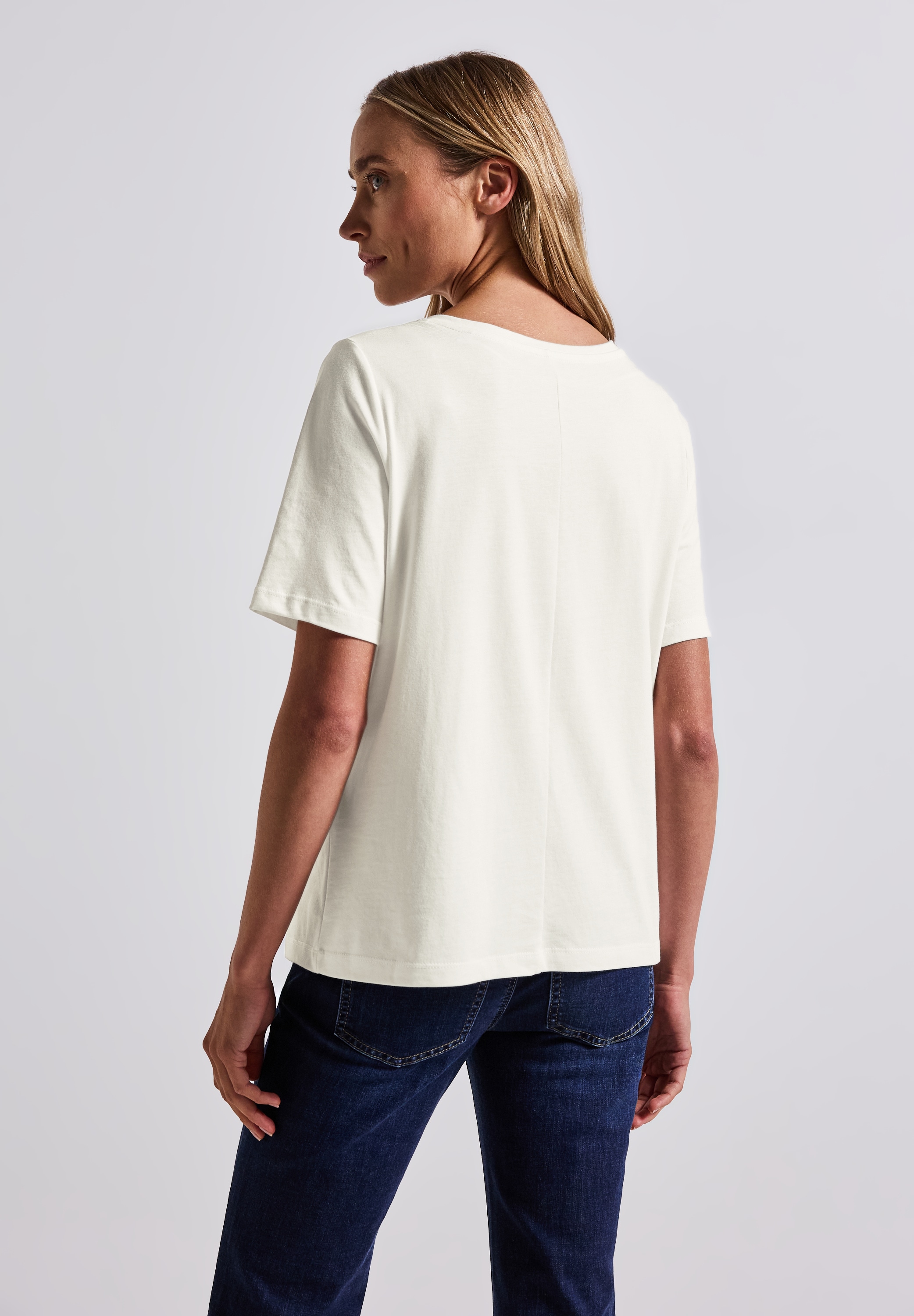 STREET ONE T-Shirt, mit Schriftzug