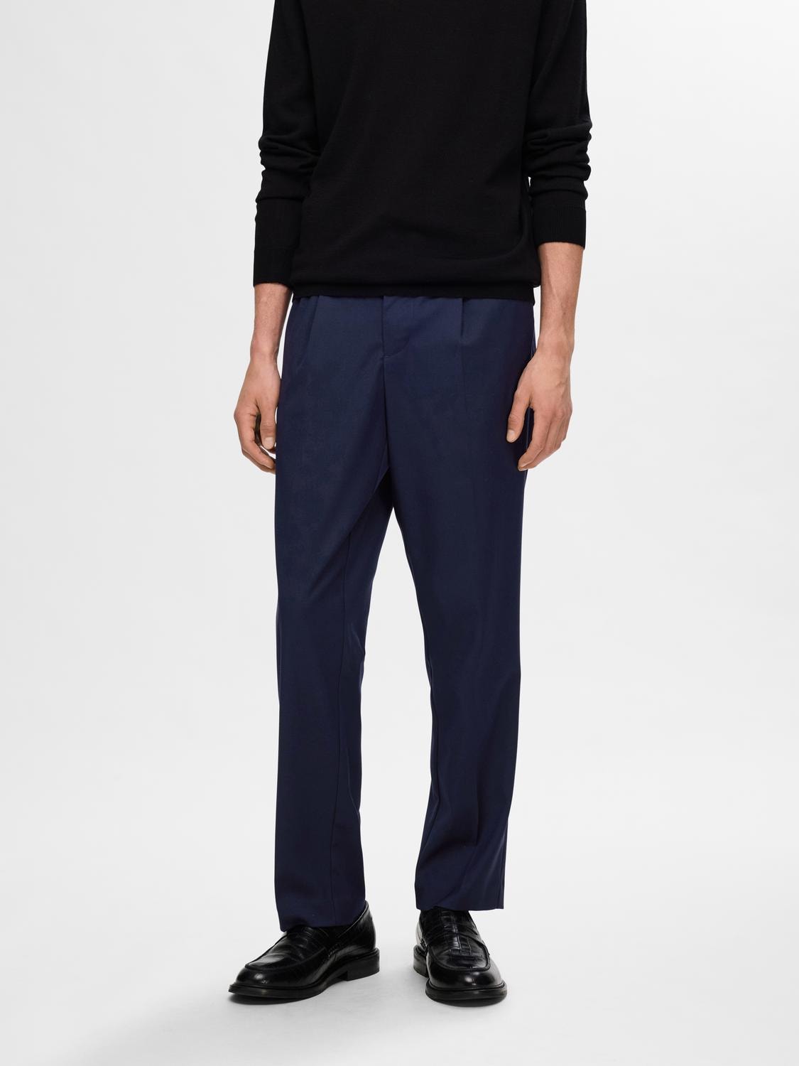 SELECTED HOMME Chinohose »SLH190-REG TAPERED LEROY PLEAT PANT NOOS«