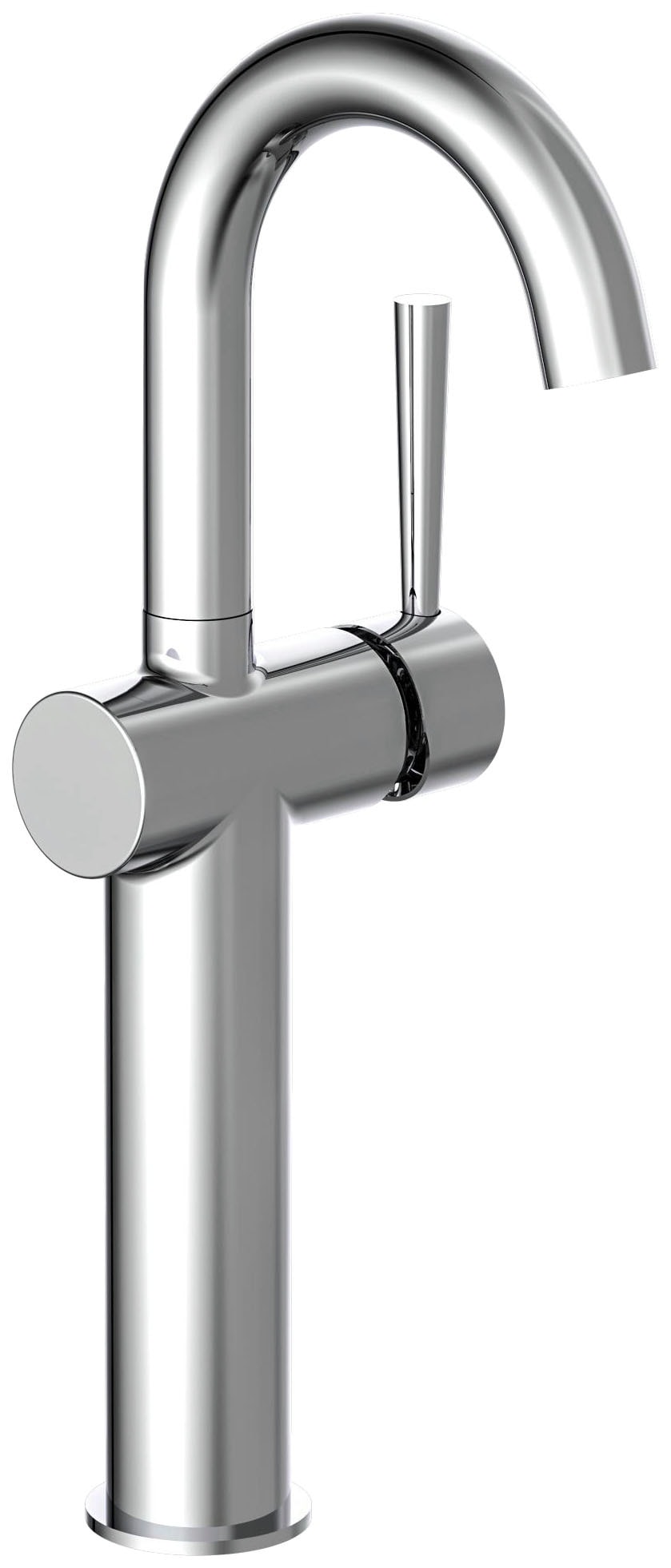 Schütte Waschtischarmatur "Cornwall" Design Wasserhahn Bad für Aufsatz-Waschbecken, Mischbatterie, Chrom