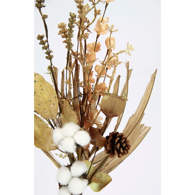 I.GE.A. Kunstblume »Baumwollzweig mit Zapfen«, 2er Set Dekozweig Graszweig  Herbstzweig Künstliche Blumen bequem bestellen