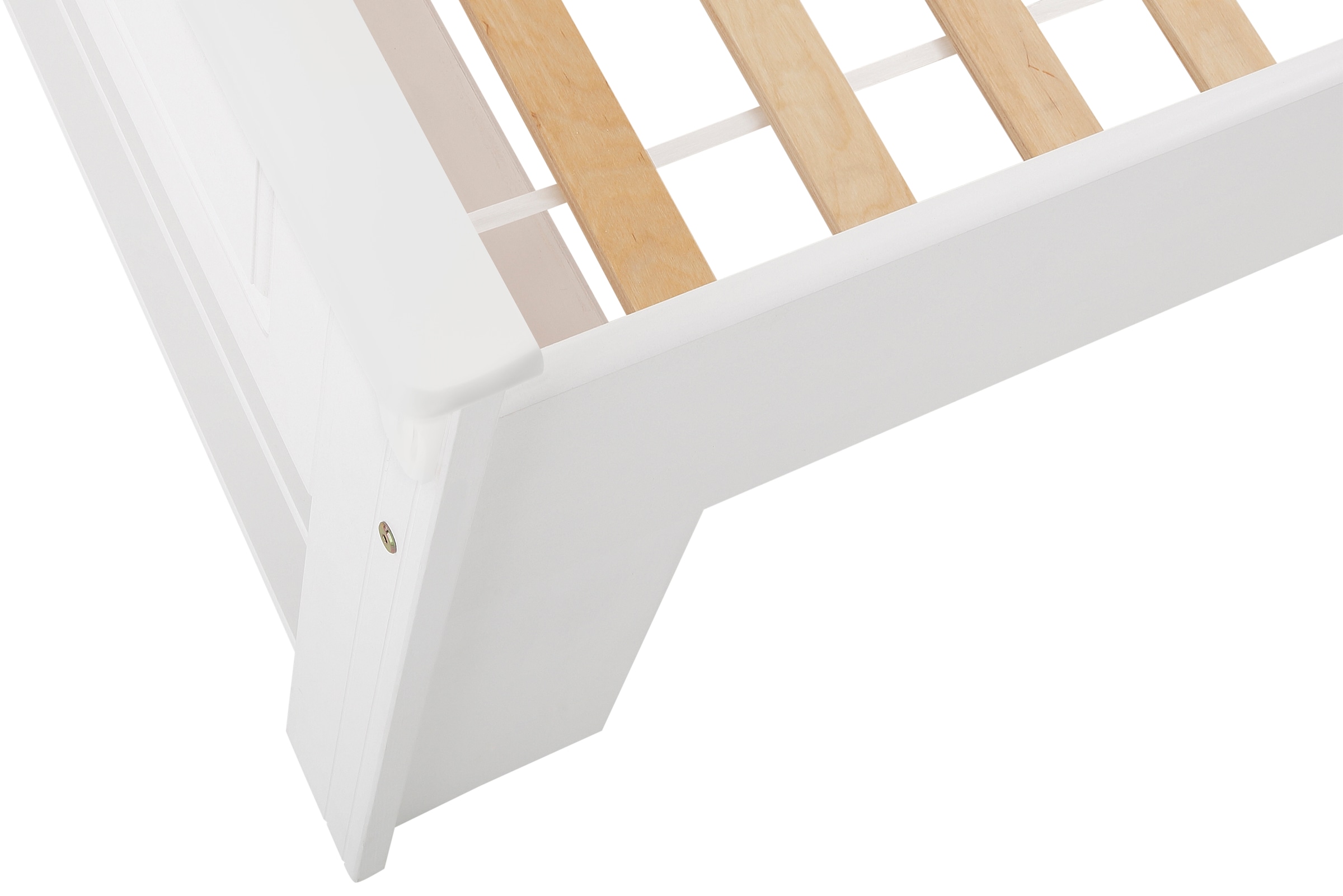 Home affaire Massivholzbett »Tessin, Stauraumbett, Landhausstil, Schubladen optional, rustikal«, (Breite/Belastbarkeit 180cm/220 KG, 140cm/180 KG), zertifizierte Kiefer, Kassetten-Optik, stabile Qualität