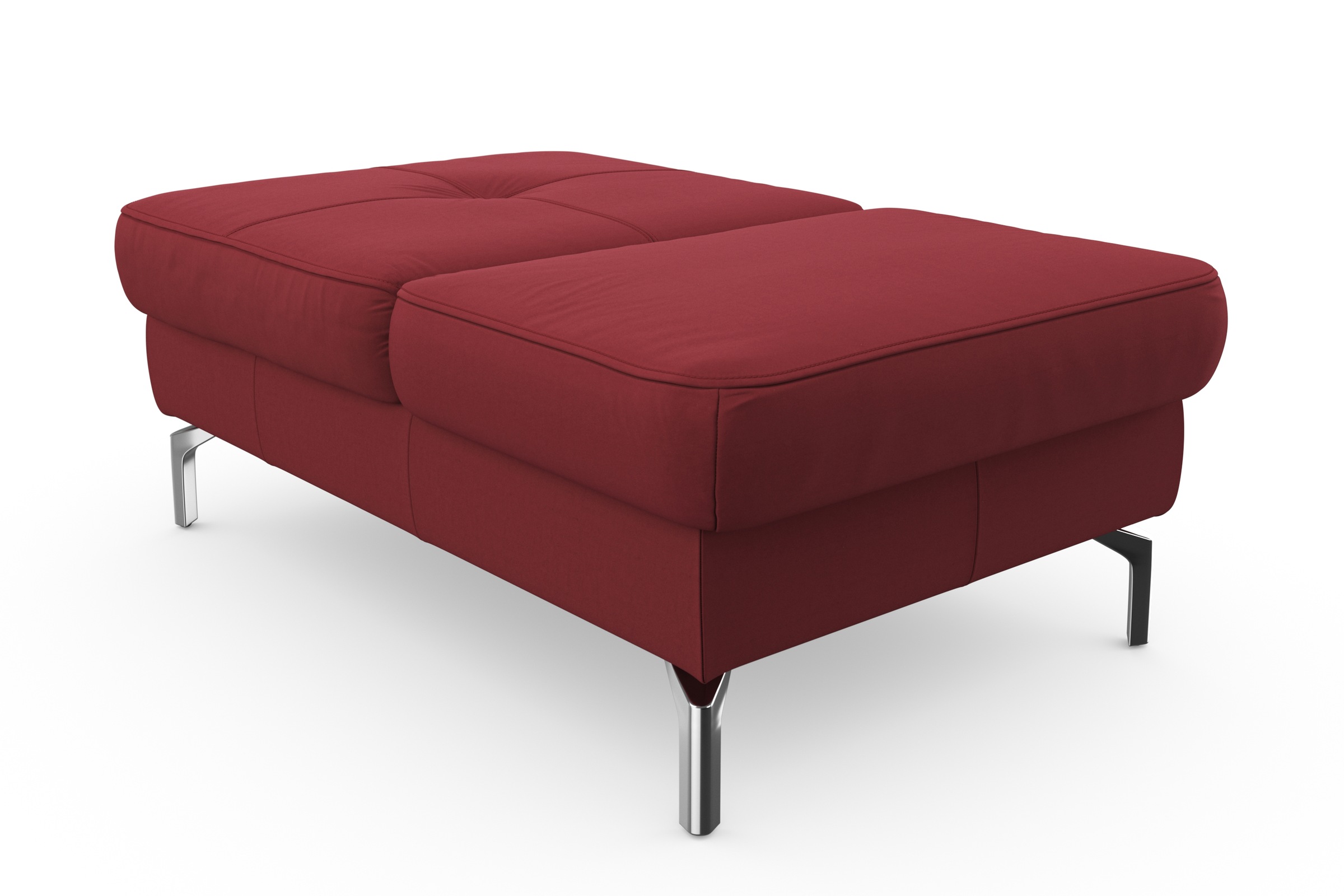 sit&more Hocker »Bendigo«, mit Klappfunktion, Bodenfreiheit 15 cm, wahlweise in 2 Fußfarben