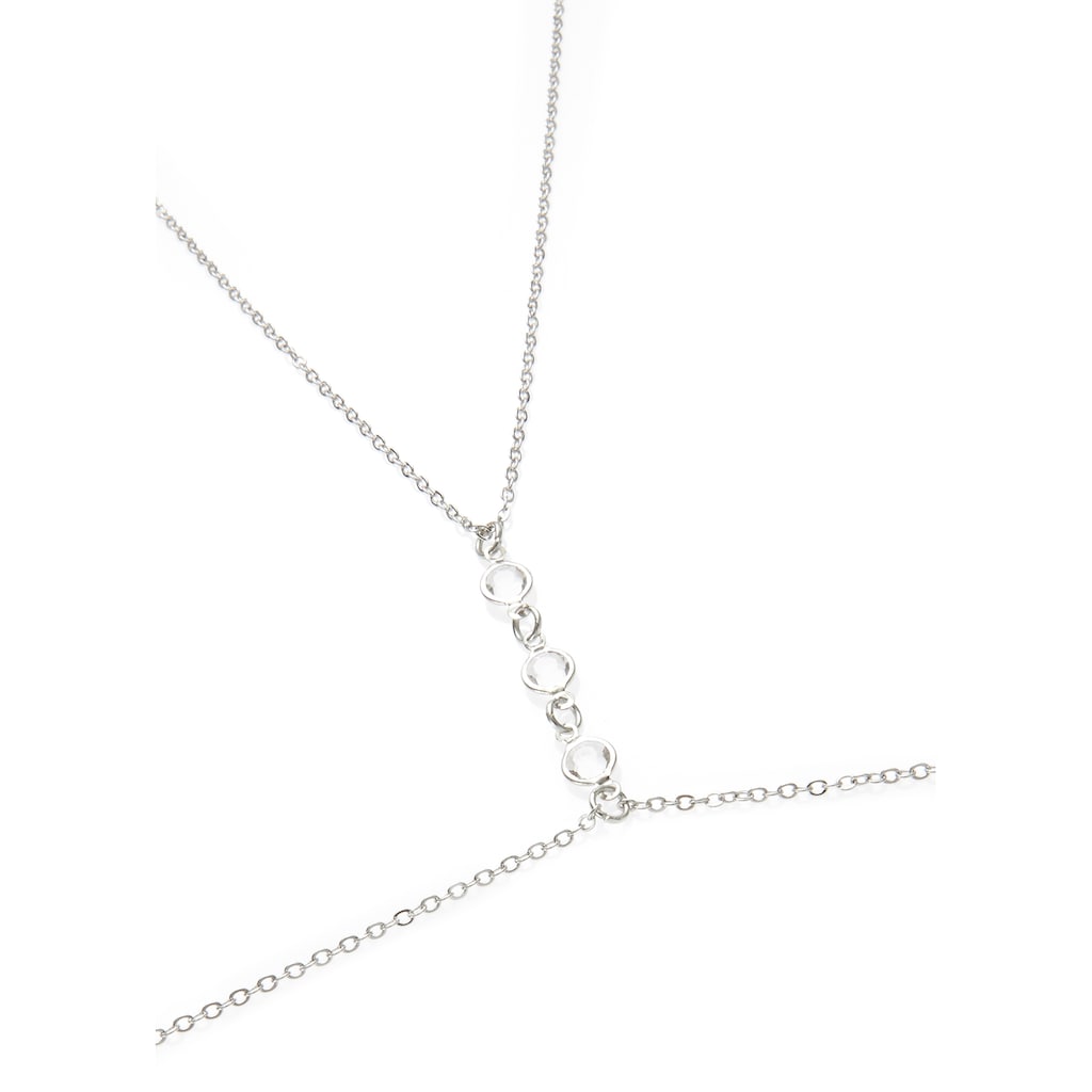 LASCANA Lange Kette, Körperkette mit transparenten Schmuck-Details