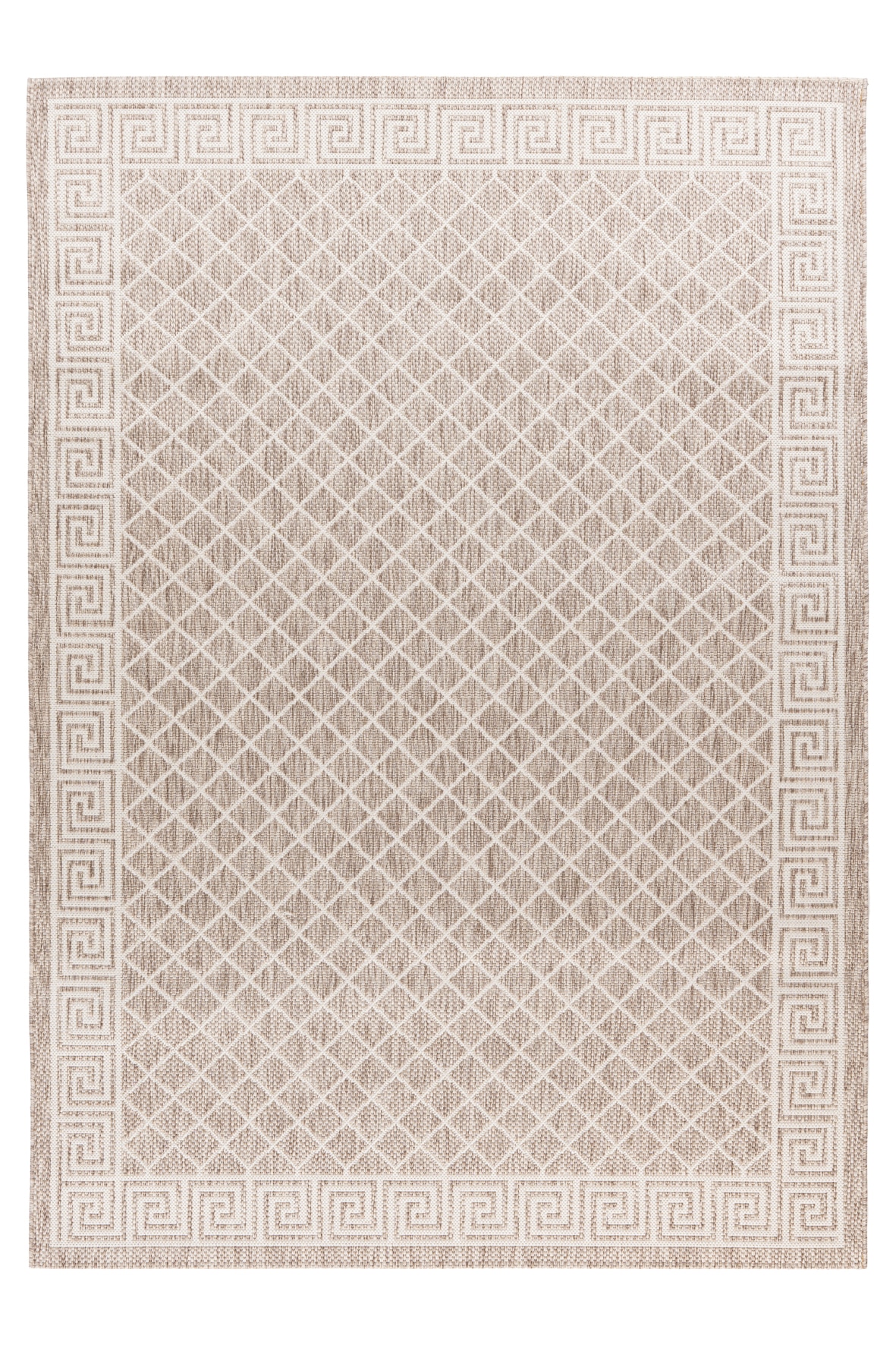 Obsession Teppich »My Tallinn 541«, rechteckig, Flachgewebe, Rauten Muster, mit Bordüre, In- und Outdoor geeignet