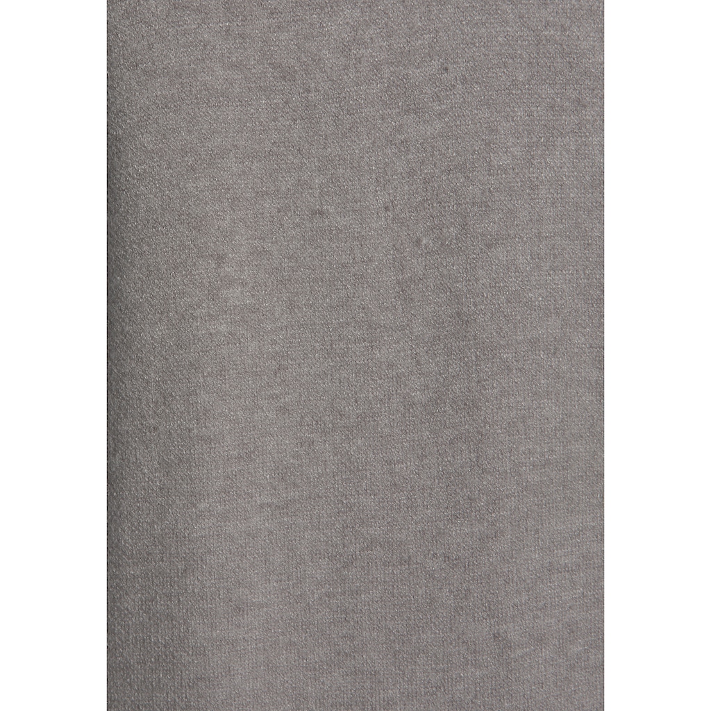 LASCANA Longstrickjacke, mit Rippstrickdetails und Taschen, lässiger Strickmantel
