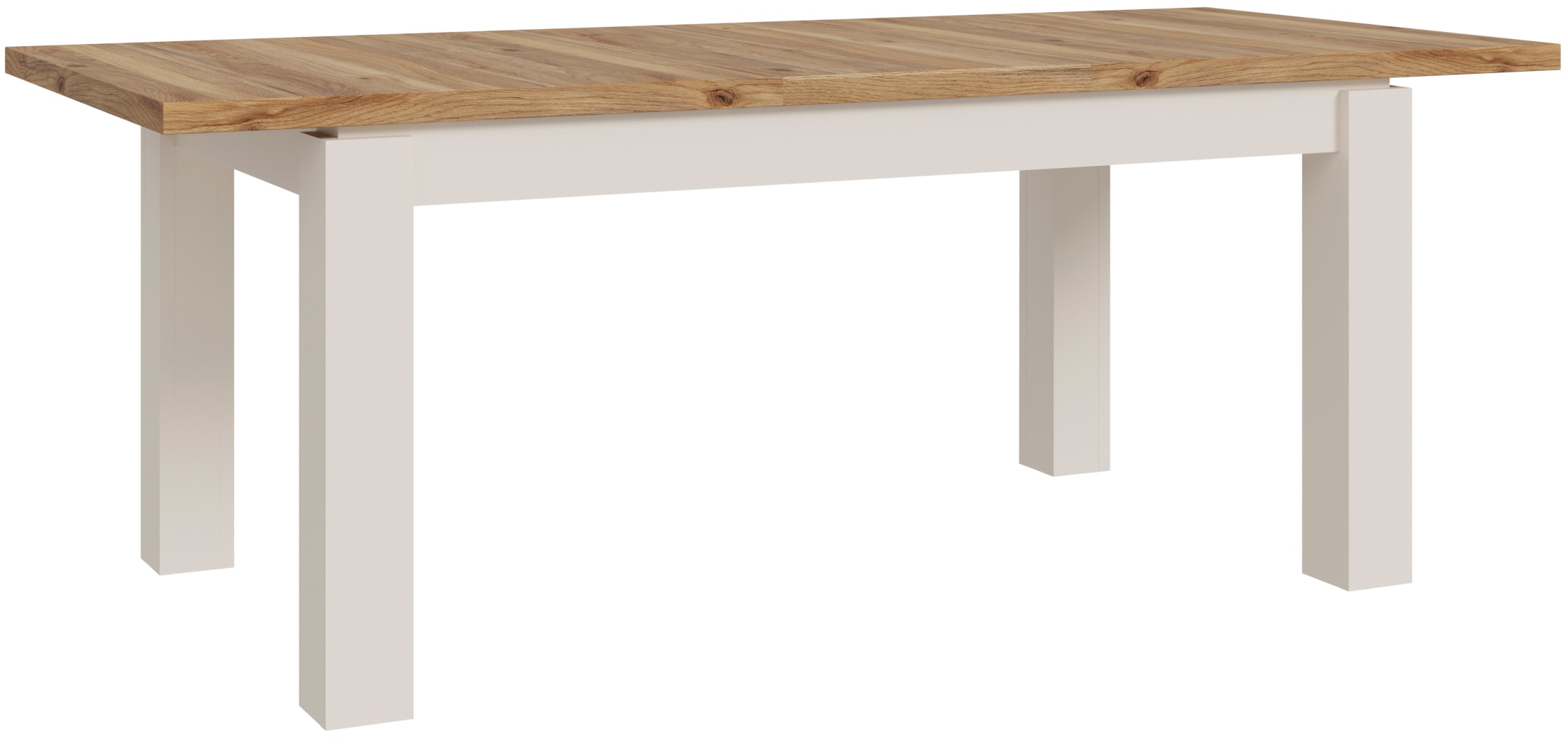 FORTE Esstisch »Oak Square«, Ausziehbarer Esstisch, zweifarbig, Montage