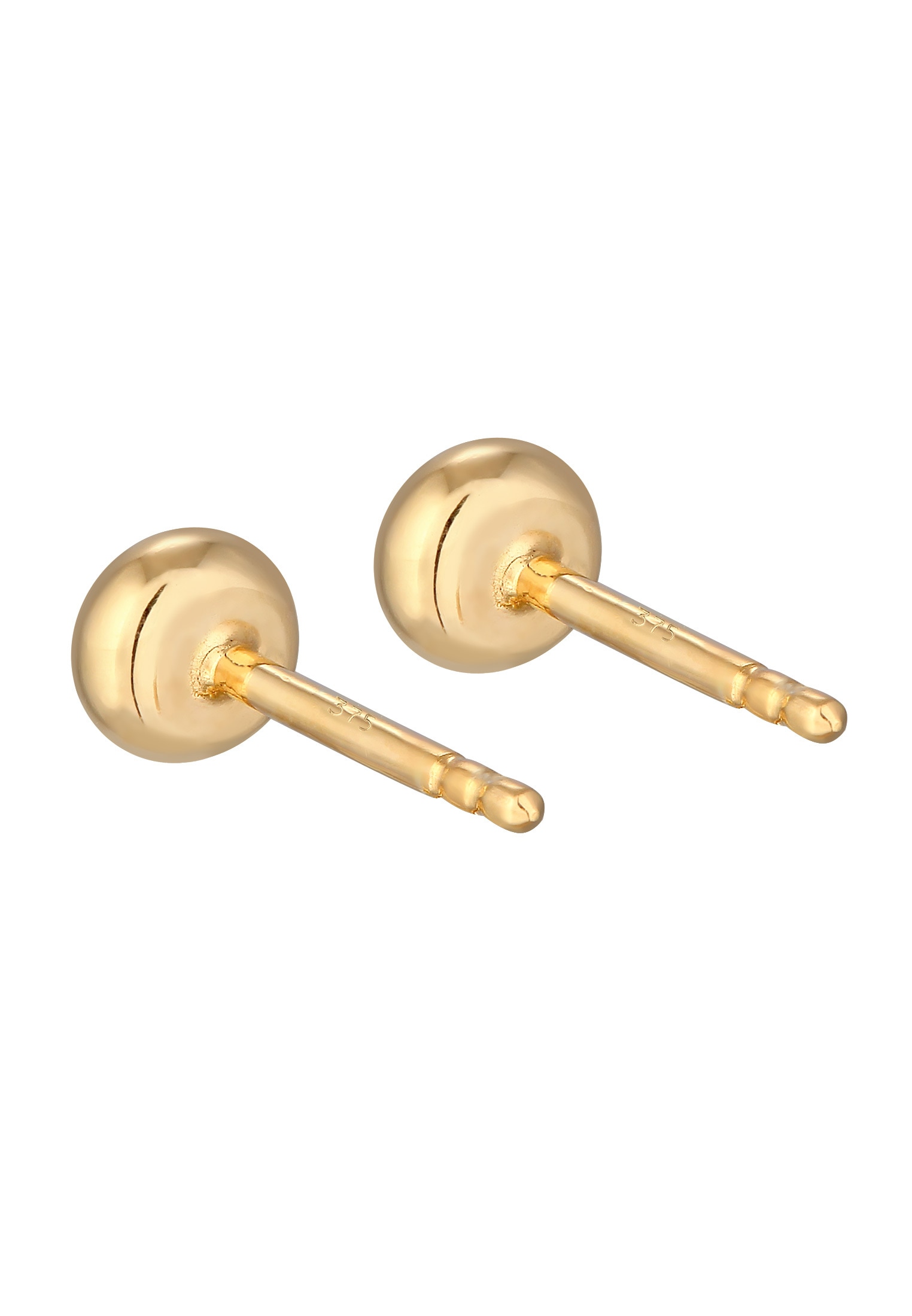 Elli Premium Paar Ohrstecker »Ohrringe Rosa Quarz Solitär Edelstein 375 Gelbgold«