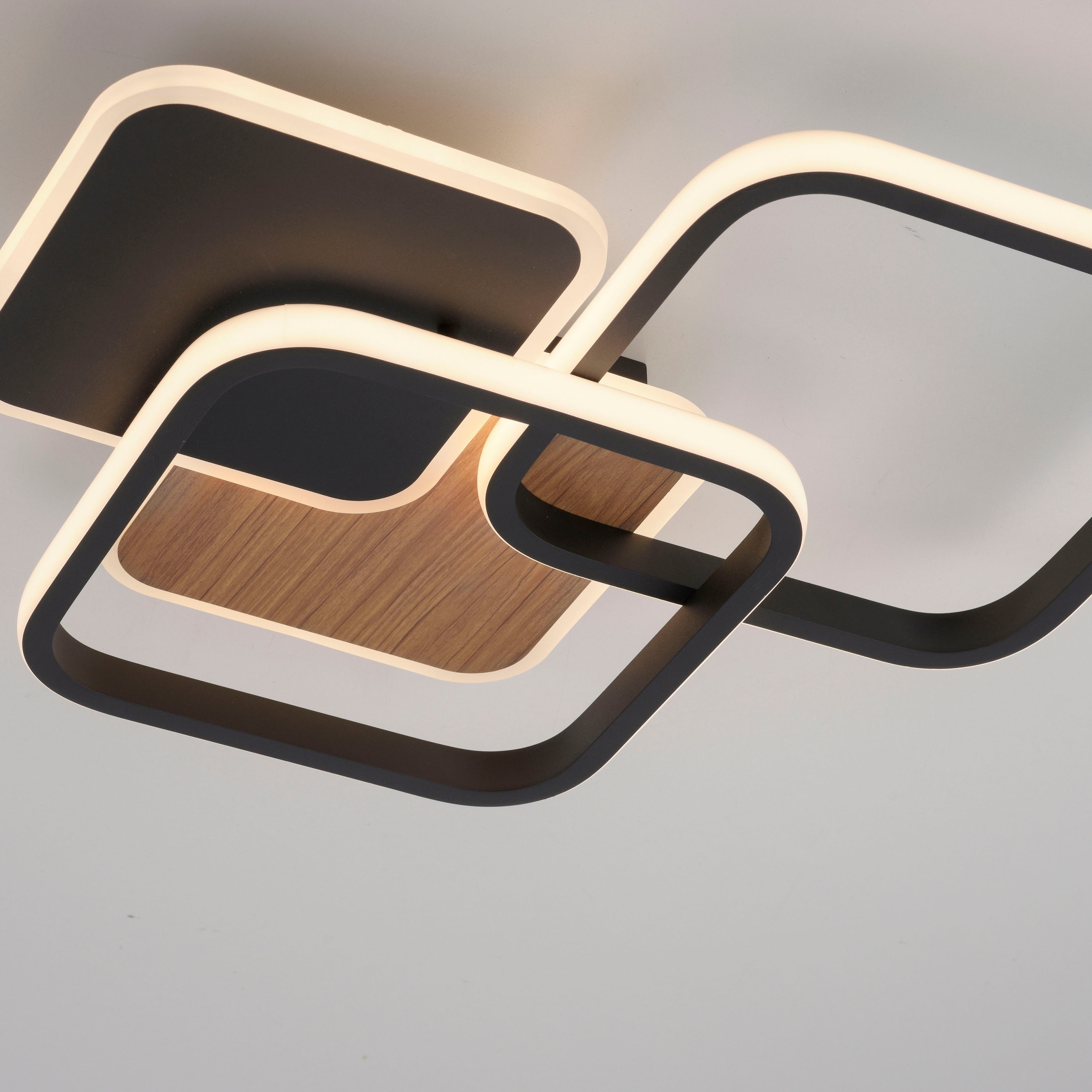 JUST LIGHT Deckenleuchte »SEVENT« LED-Board 1 Stk. Warmweiß LED