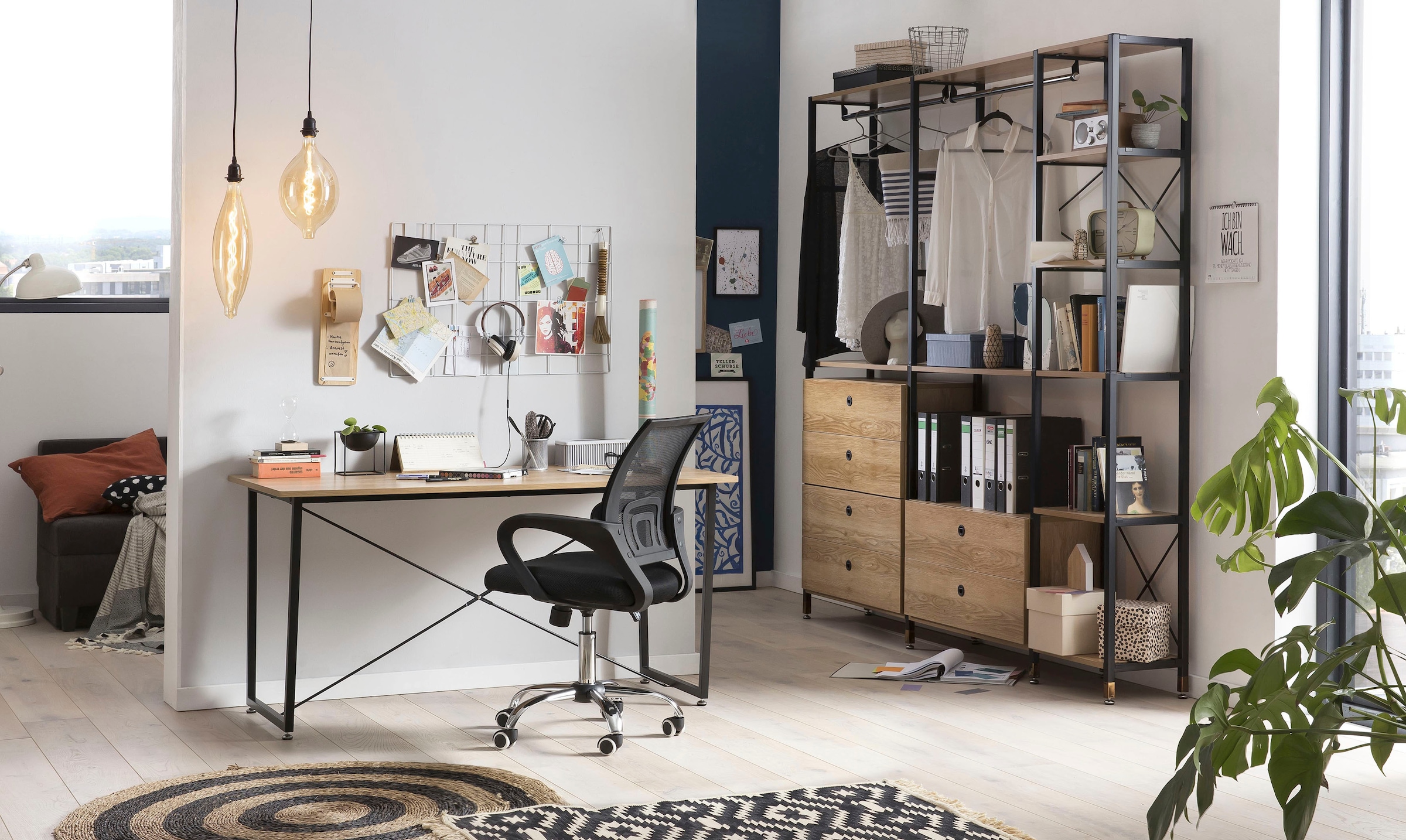 Home affaire Esstisch »Aage«, Akazie-Dekor, Breite 140 cm