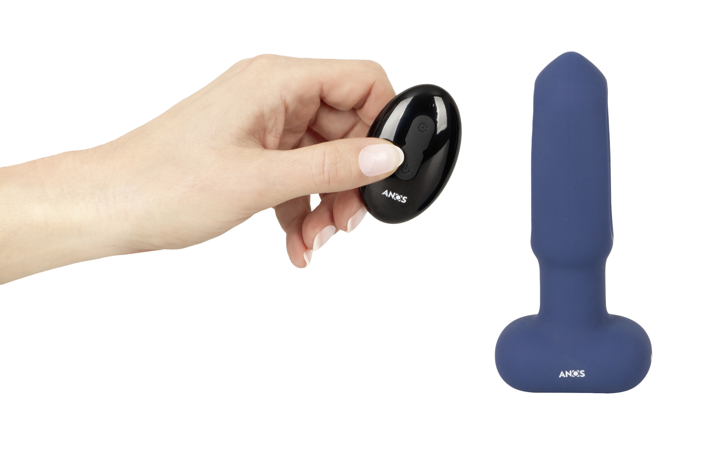 ANOS Anal-Stimulator »Analvibrator RC Flicking Tongue Butt Plug« ()