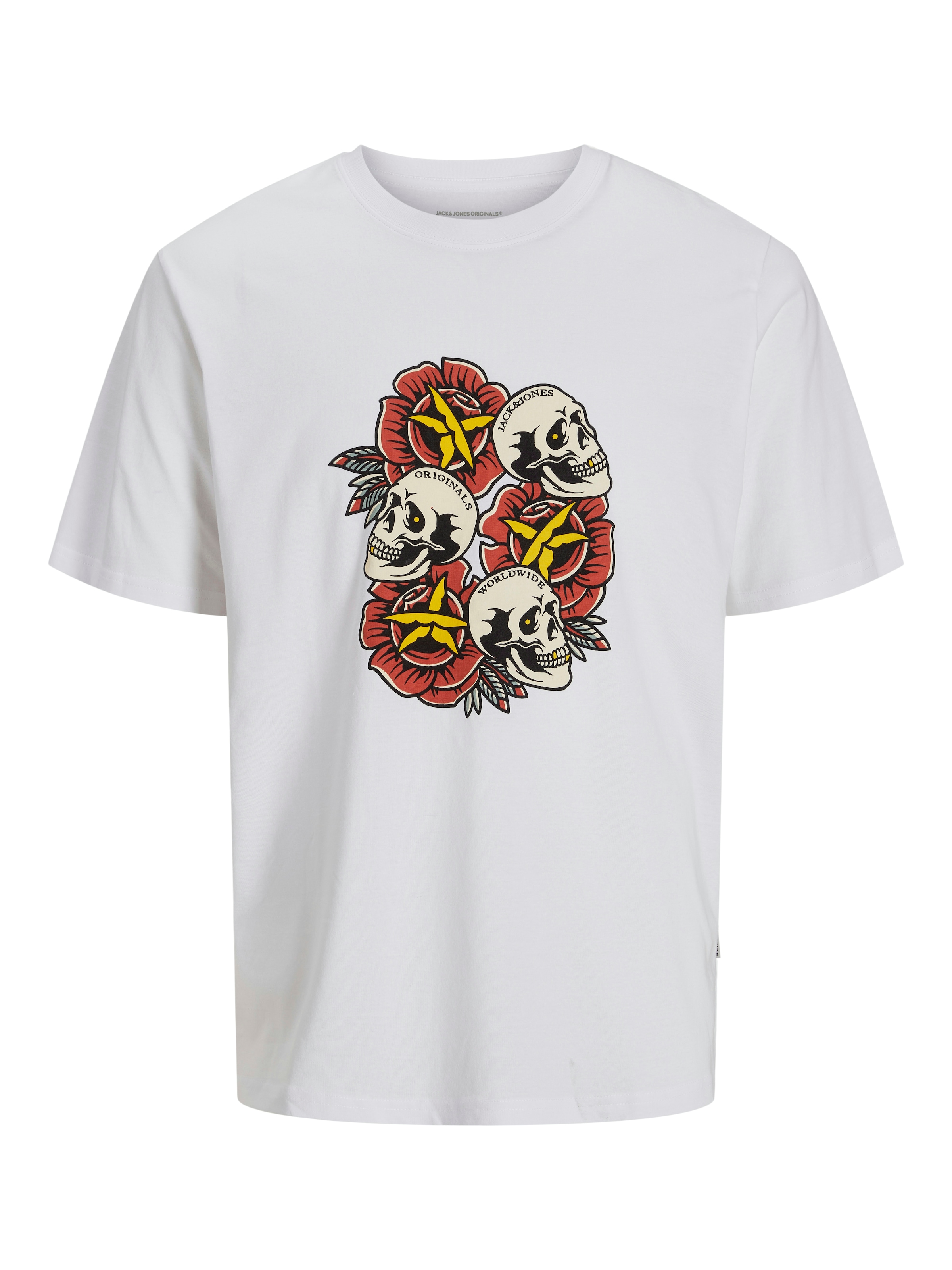 Jack & Jones T-Shirt »JORANATOMY SKULL TEE SS CREW NECK LN«