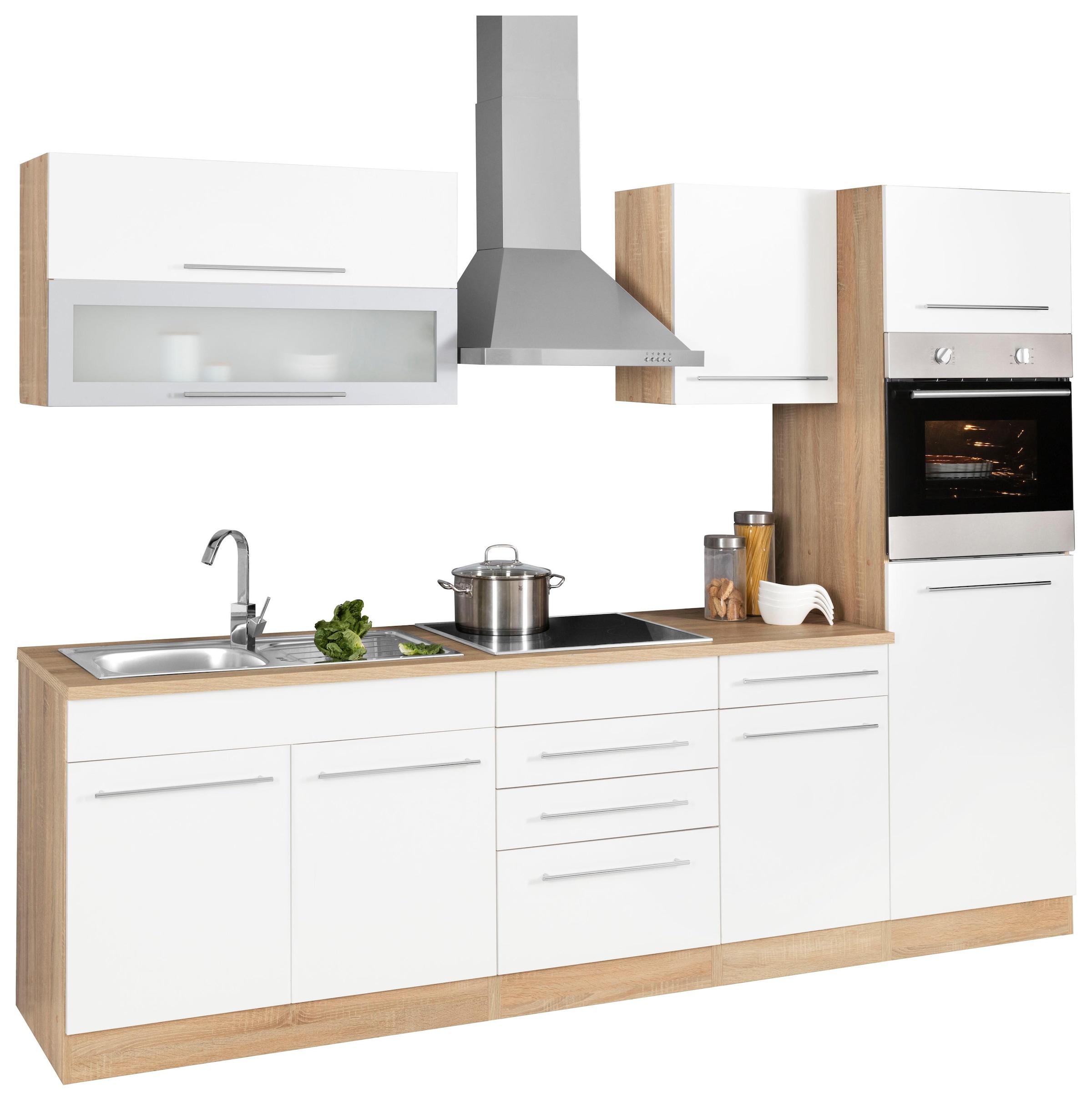 KOCHSTATION Küchenzeile »KS-Eton«, ohne E-Geräte, Breite 270 cm