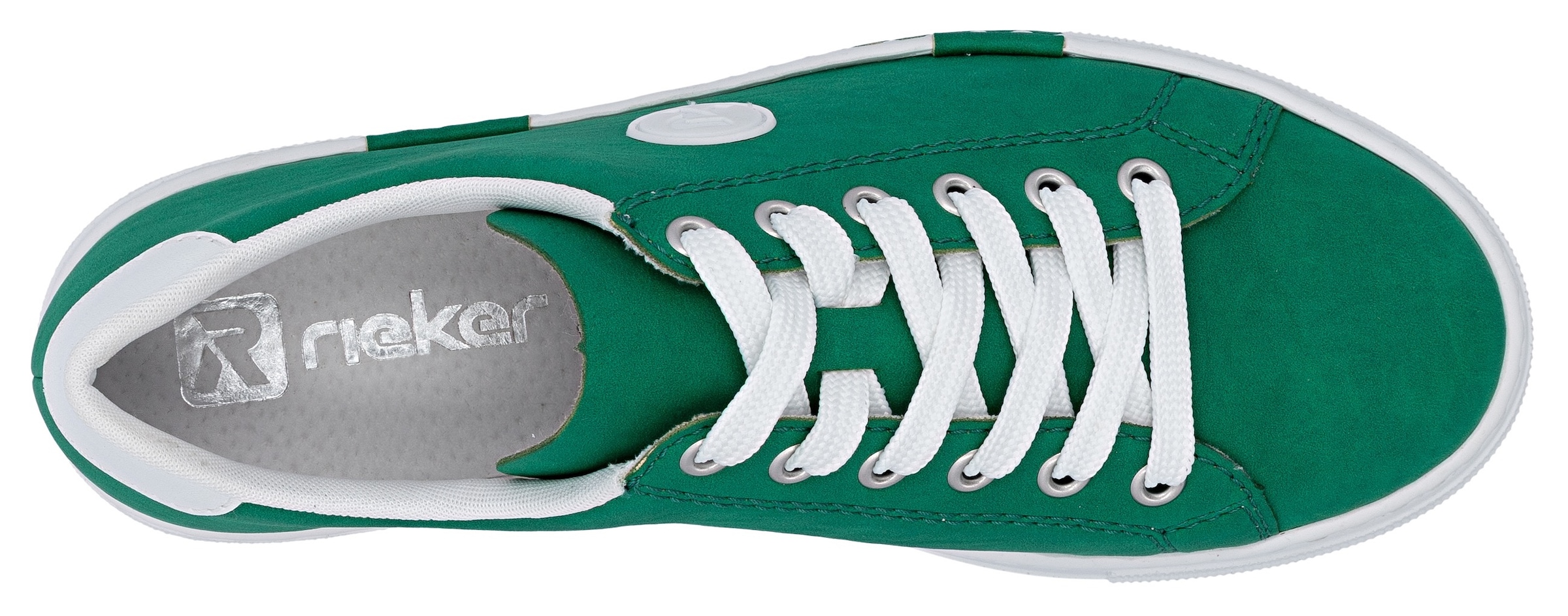 Rieker Sneaker  , Freizeitschuh, Halbschuh, Schnürschuh mit Plateausohle