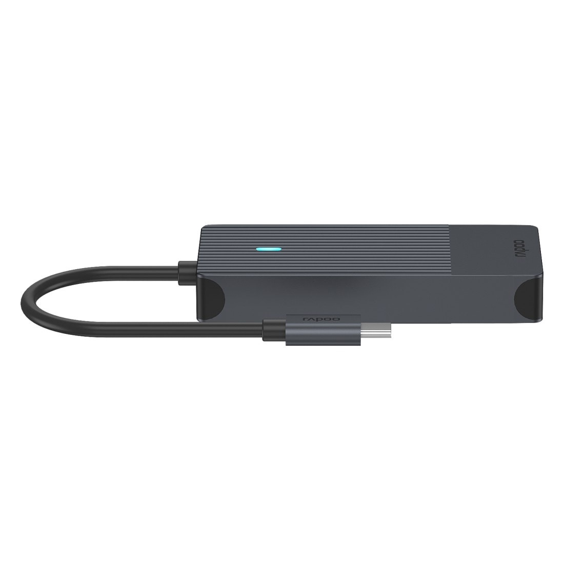 Rapoo USB-Adapter »UCM-2001 USB-C Multiport Adapter, 4in1, Grau«, USB-C zu HDMI-USB 3.0 Typ A, 15 cm