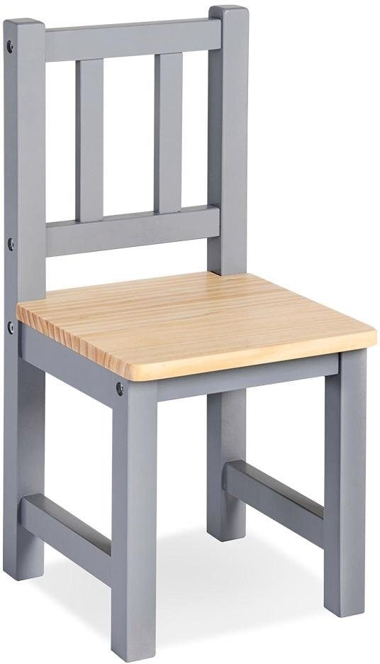 Stuhl »Fenna, grau/natur«, für Kinder