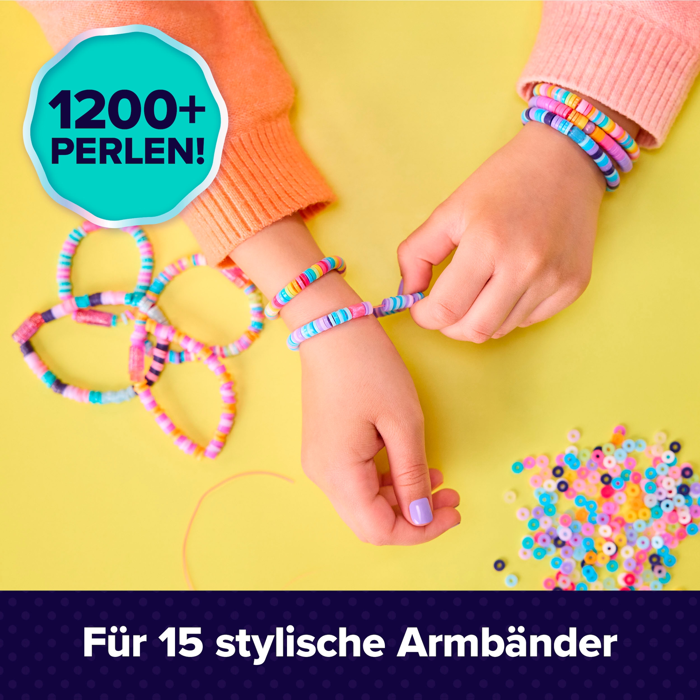 Spin Master Kreativset »Cool Maker Stack'd Heishi Armband Studio«