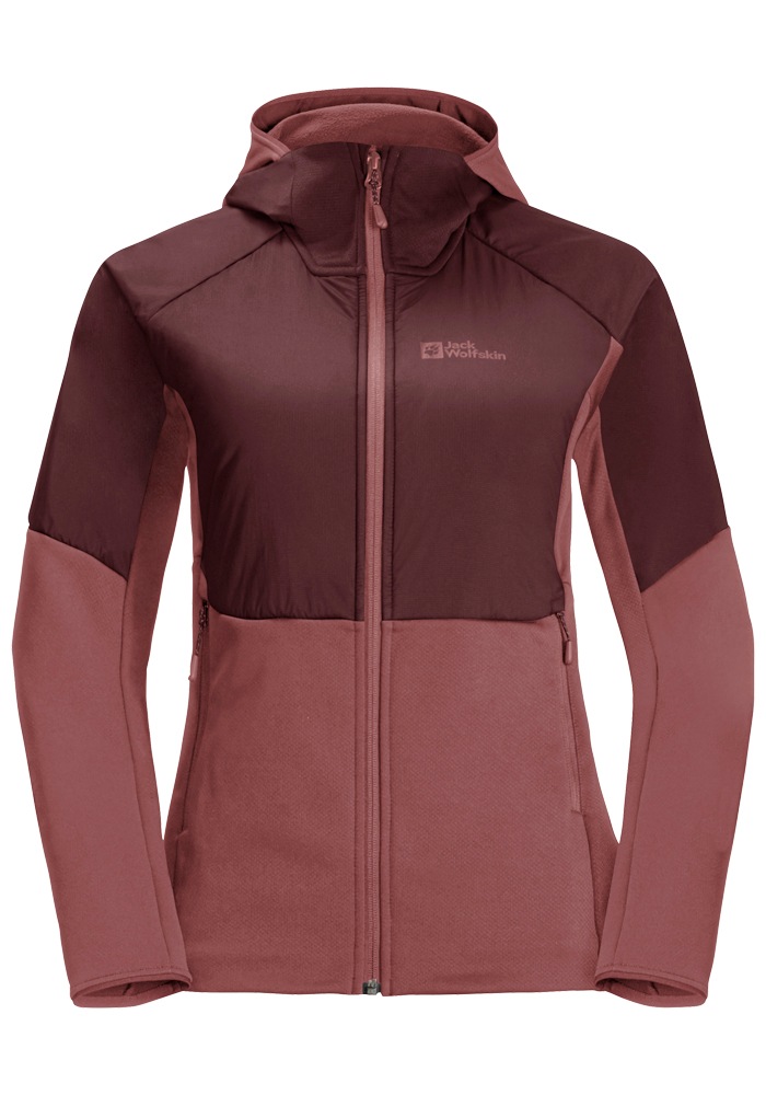 Jack Wolfskin Kapuzenfleecejacke »ALPGRAT PRO INS FZ W«, mit Kapuze