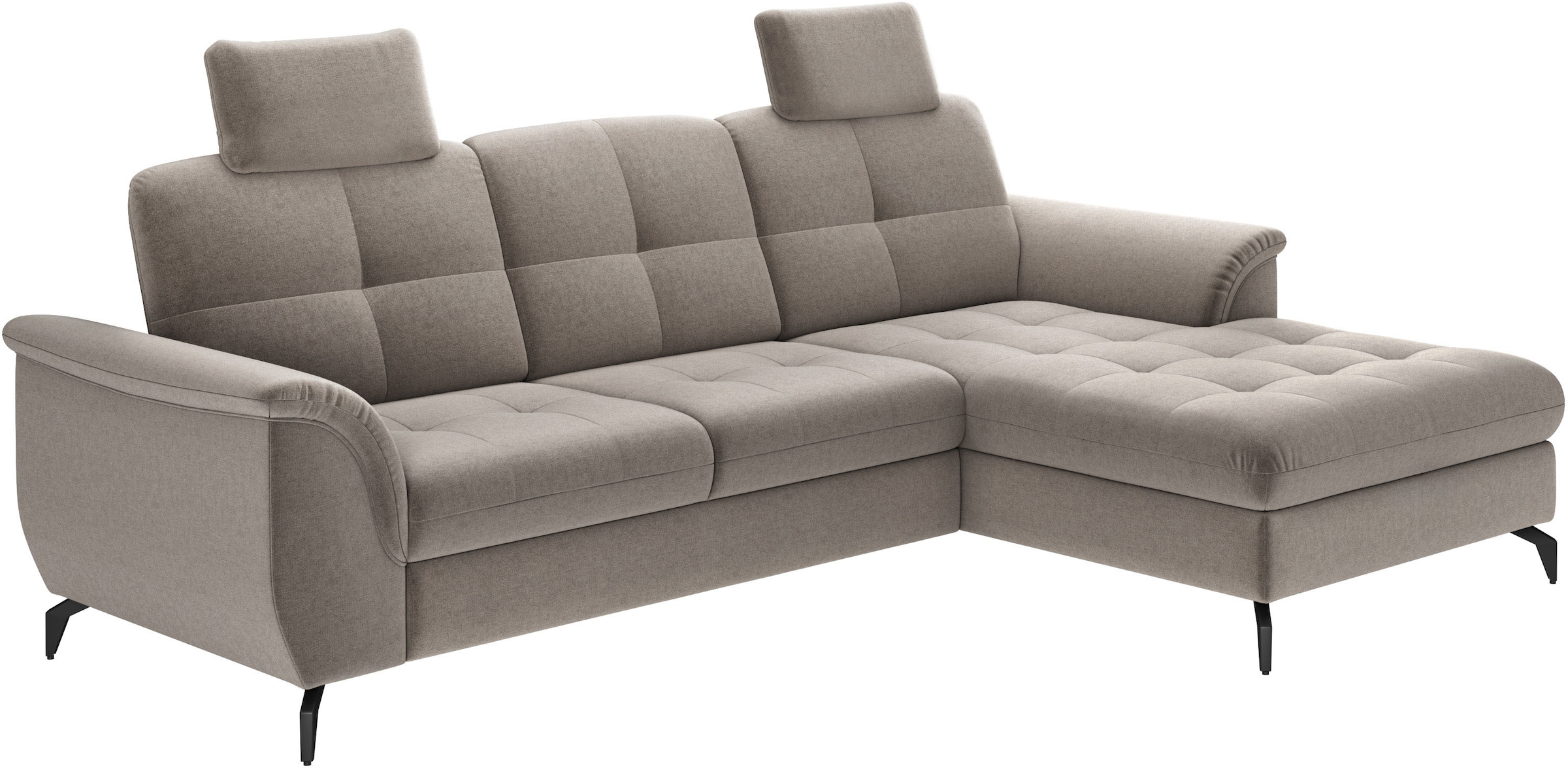 sit&more Ecksofa »Zora L-Form«, wahlweise mit Bettfunktion und Bettkasten