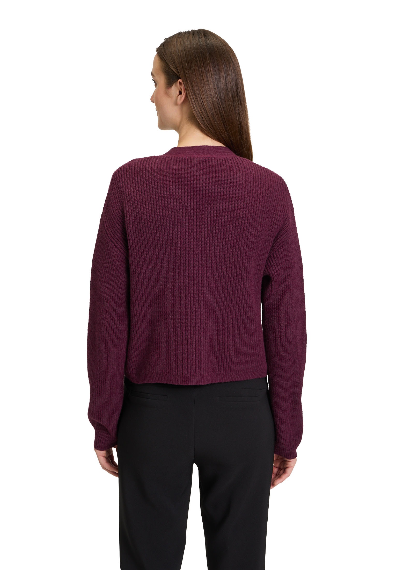Cartoon Strickjacke »Basic-Strickjacke mit V-Ausschnitt«