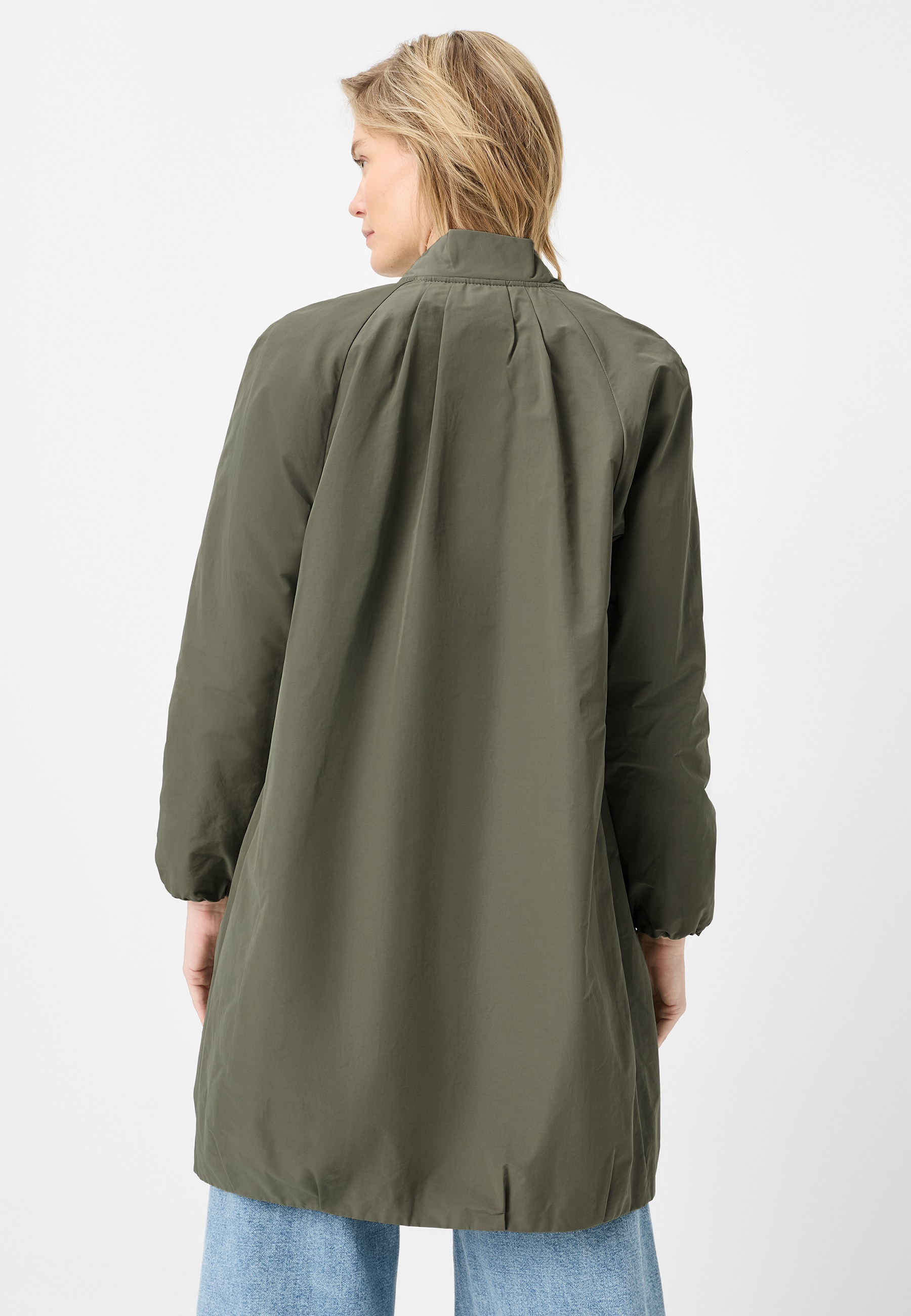 Fuchs Schmitt Kurzmantel Stehkragen, 2-Wege-Reißverschluss, Leistentaschen