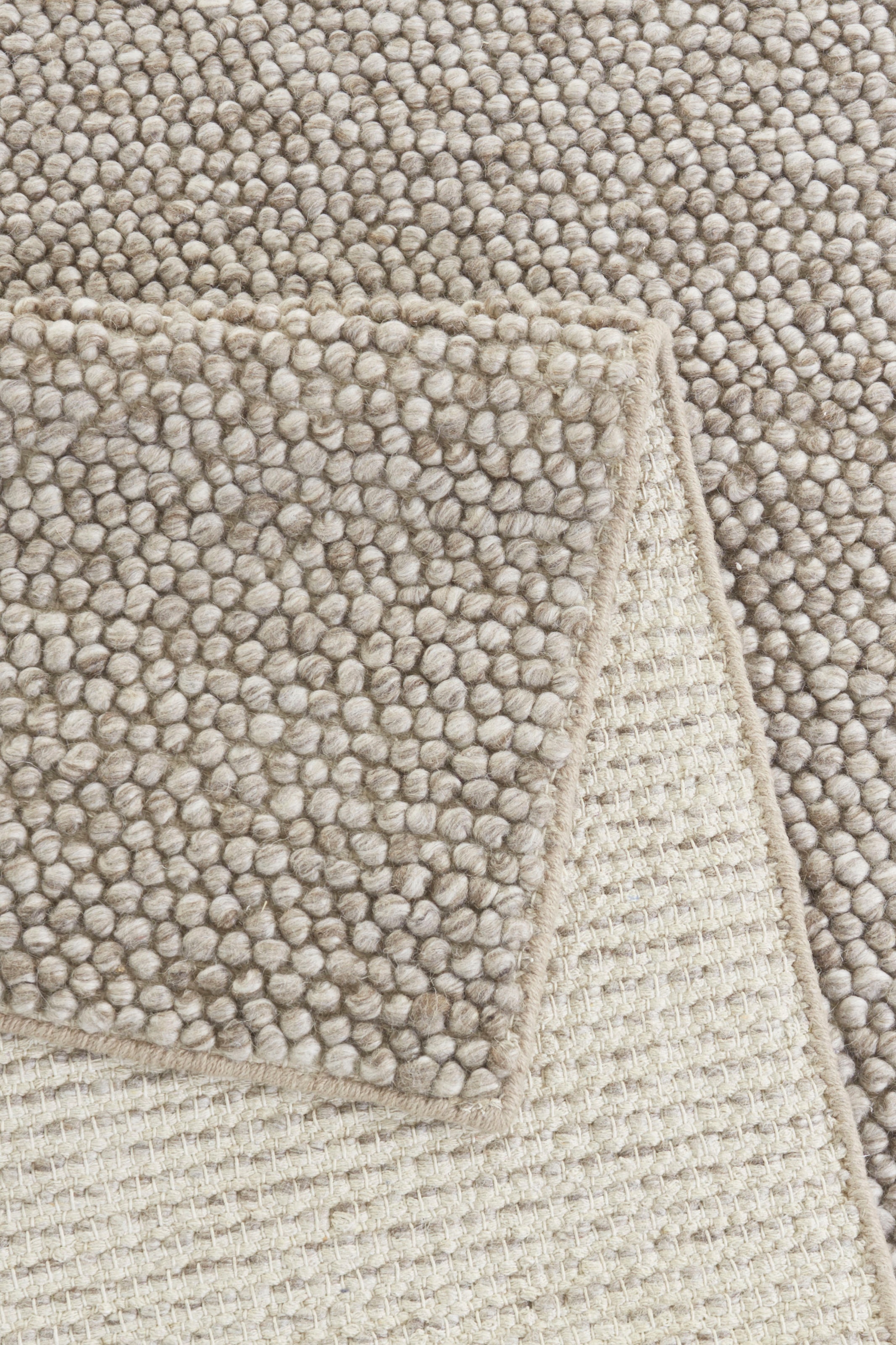 LeGer Home by Lena Gercke Wollteppich »Ainhoa, handgewebt, Wolle«, rechteckig, 12 mm Höhe, einfarbig, Wolle, Handweb Teppich, Wohnzimmer, Schlafzimmer, Esszimmer