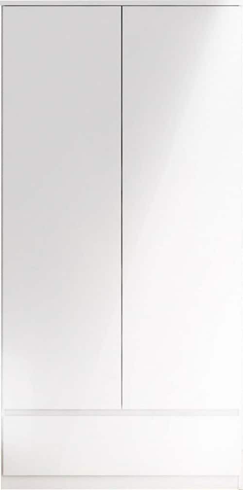 INOSIGN Kleiderschrank »Naia, Drehtürenschrank, Aufbewahrung Kasten Schrank Stauraum«, 2 Türen, Kleiderstange, 4 Fächer, Breite 99 cm, Höhe 200 cm