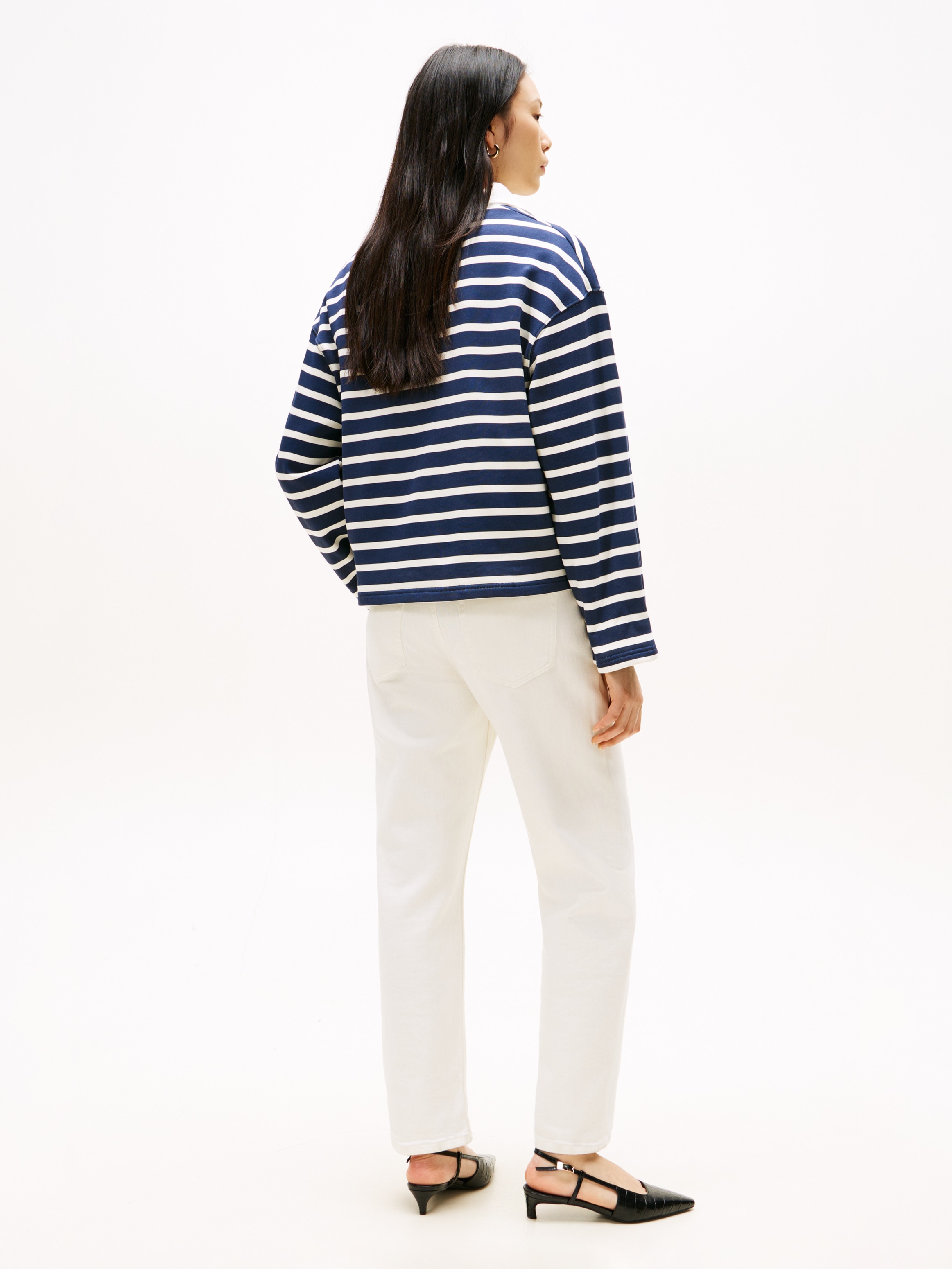 Tommy Hilfiger Sweatshirt »GOLD BUTTON RUGBY TERRY SWTSHRT«
