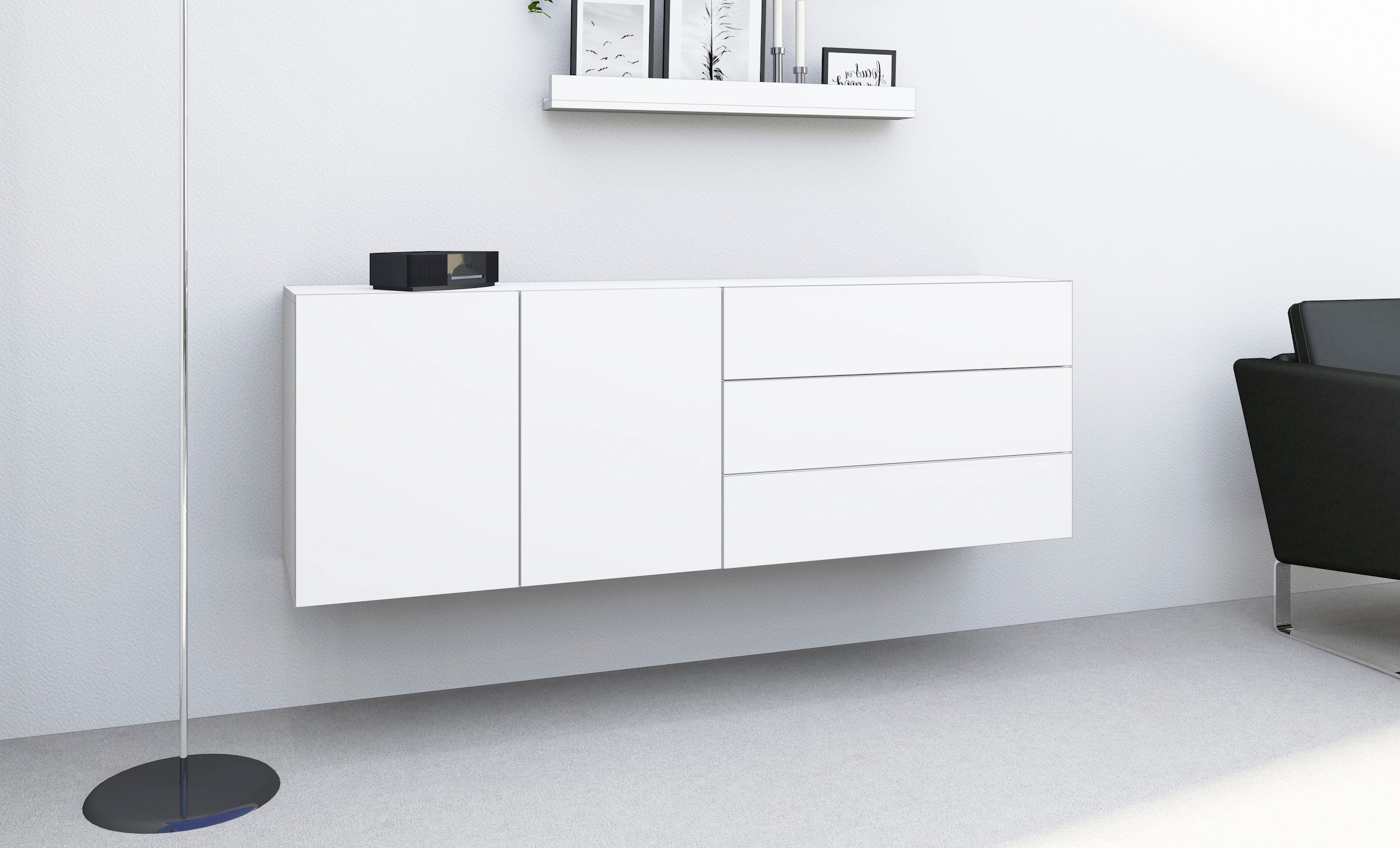 borchardt Möbel Sideboard »Sophia«, Breite 152 cm, stehend und hängend montierbar