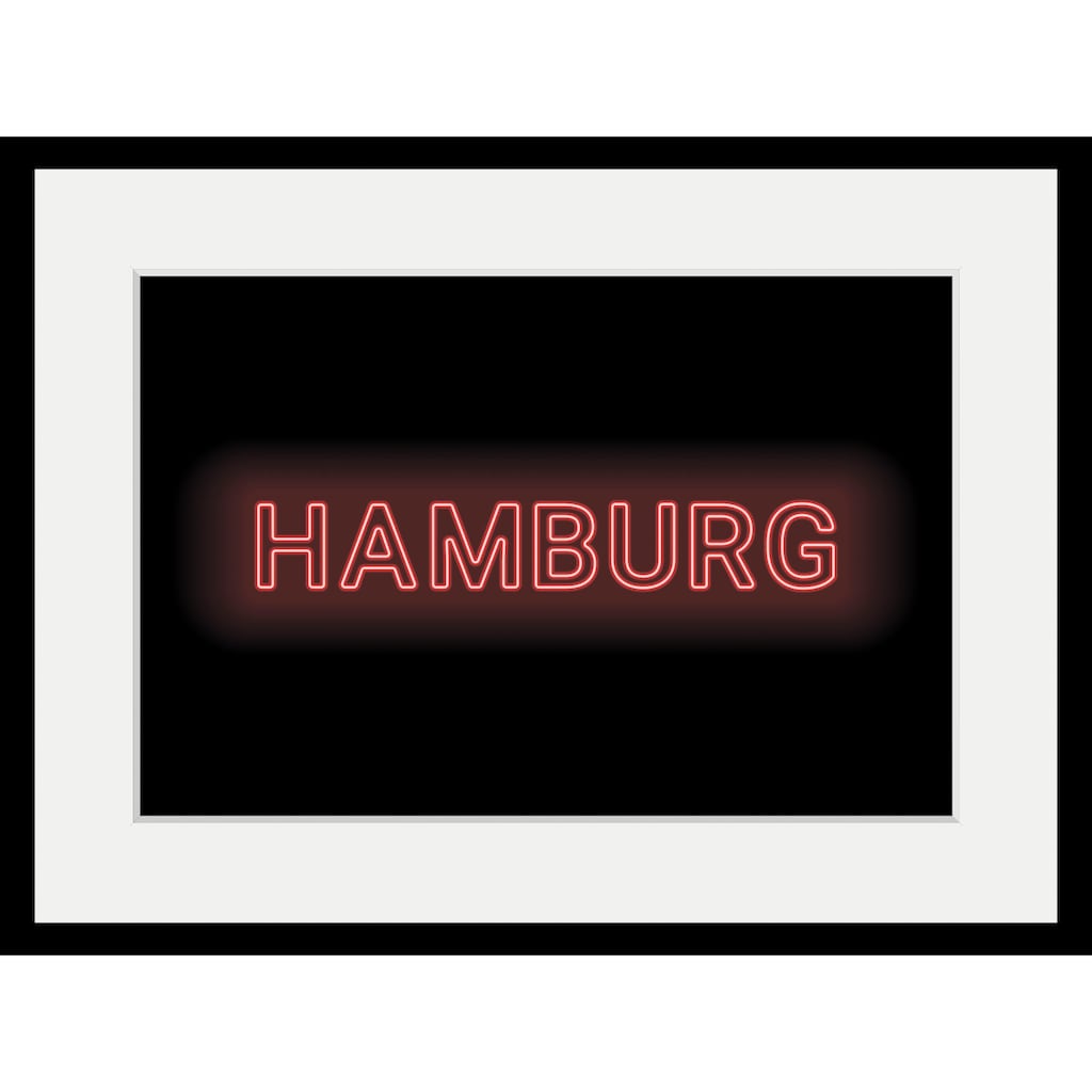 queence Bild »HAMBURG LIGHTS«, Städte, (1 St.)