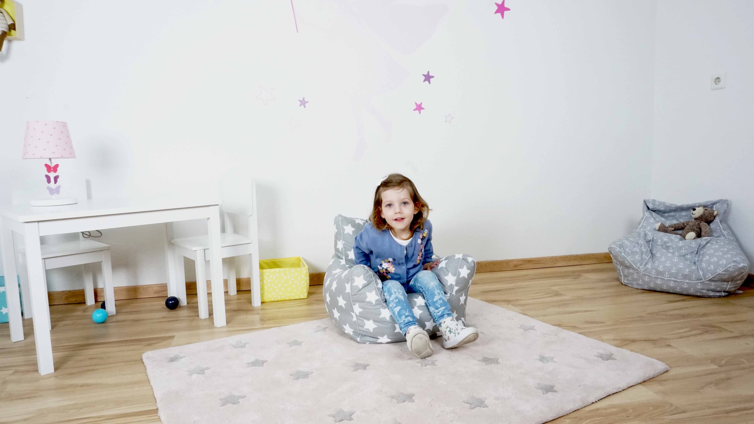 für White »Grey Kinder; Sitzsack Knorrtoys® Stars«, Europe Made in