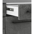 HELD MÖBEL Küchenzeile »Tulsa«, Breite 320 cm, mit E-Geräten, schwarze Metallgriffe, MDF Fronten