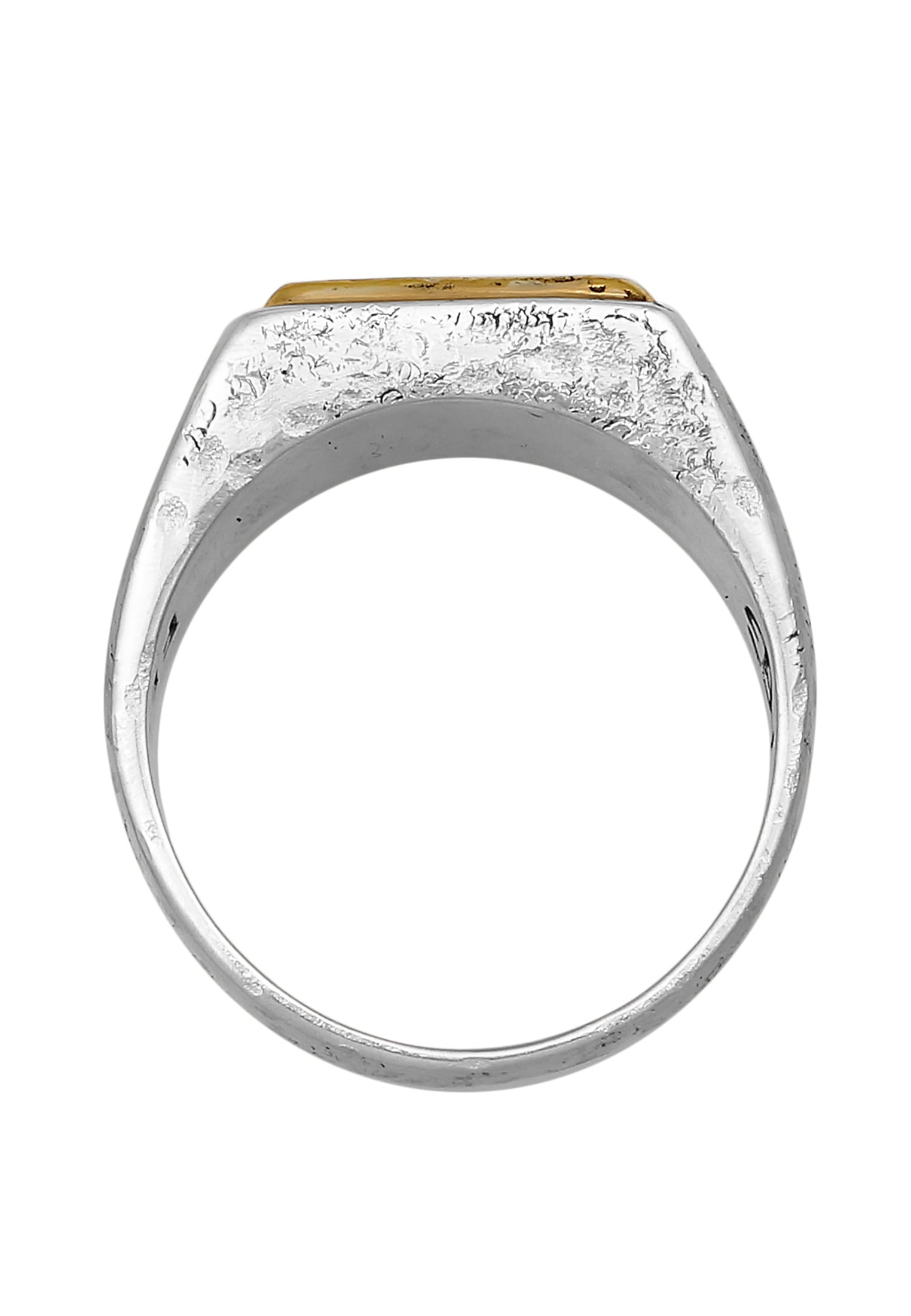 HAZE & GLORY Siegelring »Ring Siegelring - Alive Bi-Colour 925 Silber«