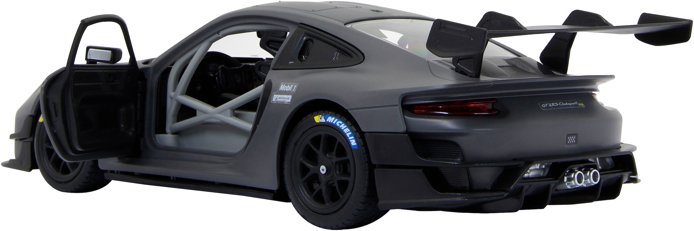 Jamara Modellbausatz »RC-Auto Porsche 911 GT2 RS Clubsport 25 1:18 grau 2,4 GHz«, 1:18