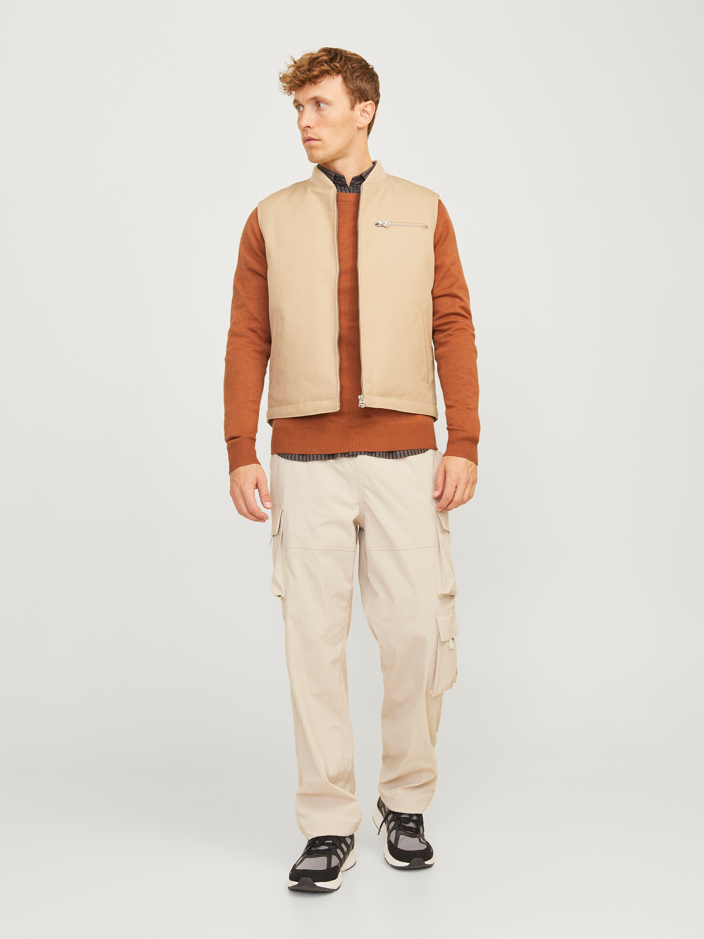 Jack & Jones Strickpullover »JJEEMIL KNIT CREW NECK NOOS«, mit Rundhalsausschnitt