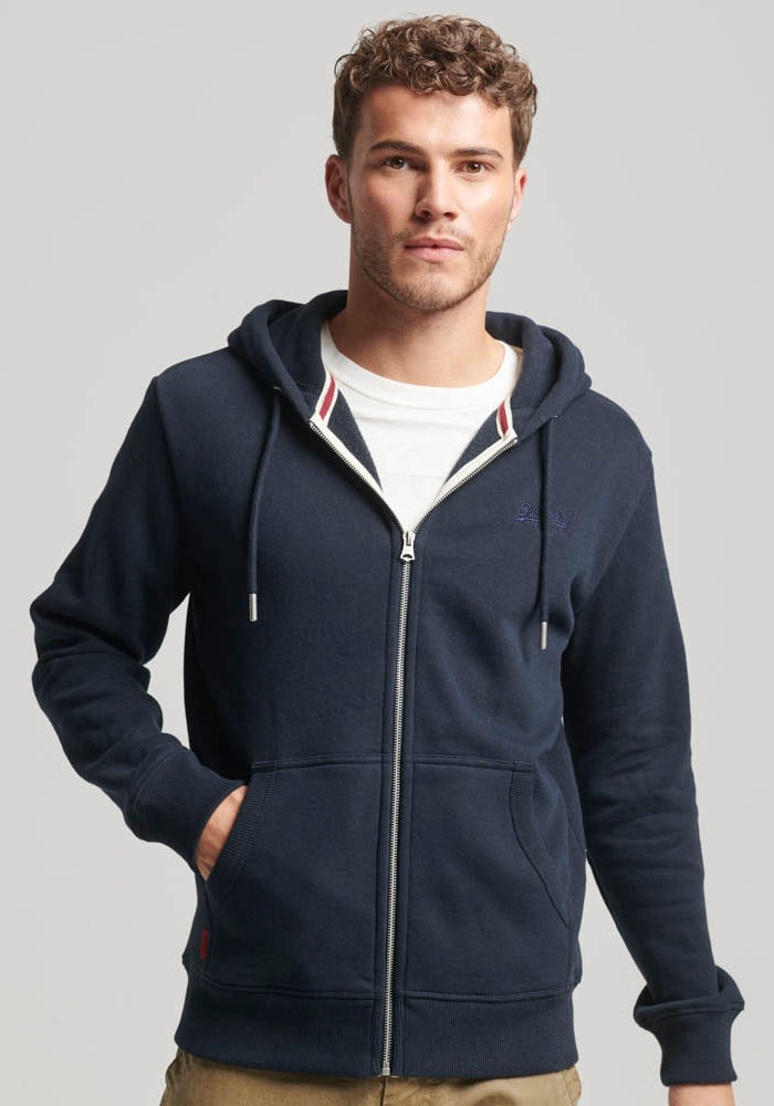 Superdry Kapuzensweatjacke »ESSENTIAL LOGO ZIP HOODIE«