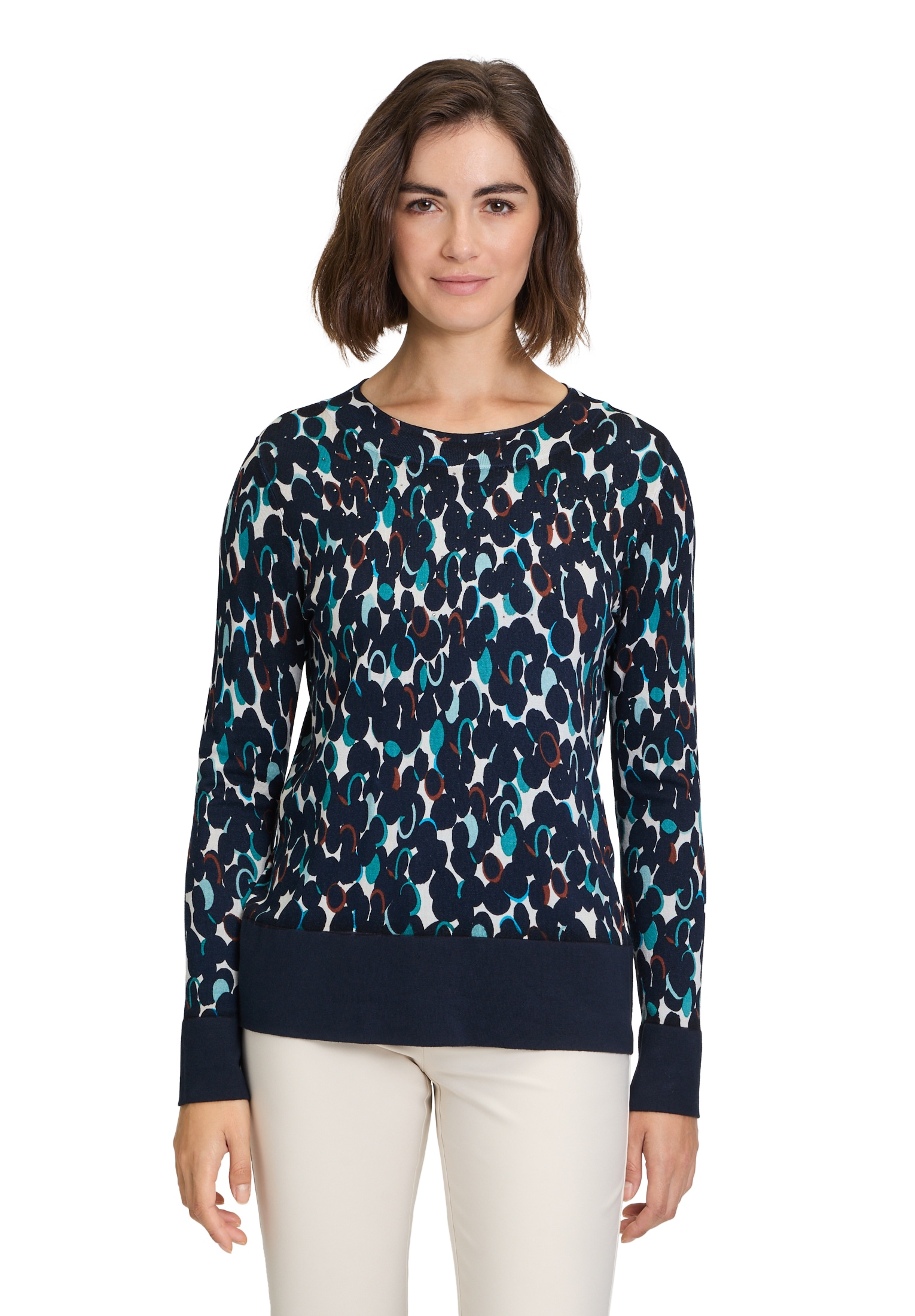 Betty Barclay Rundhalspullover »Feinstrickpullover langarm«