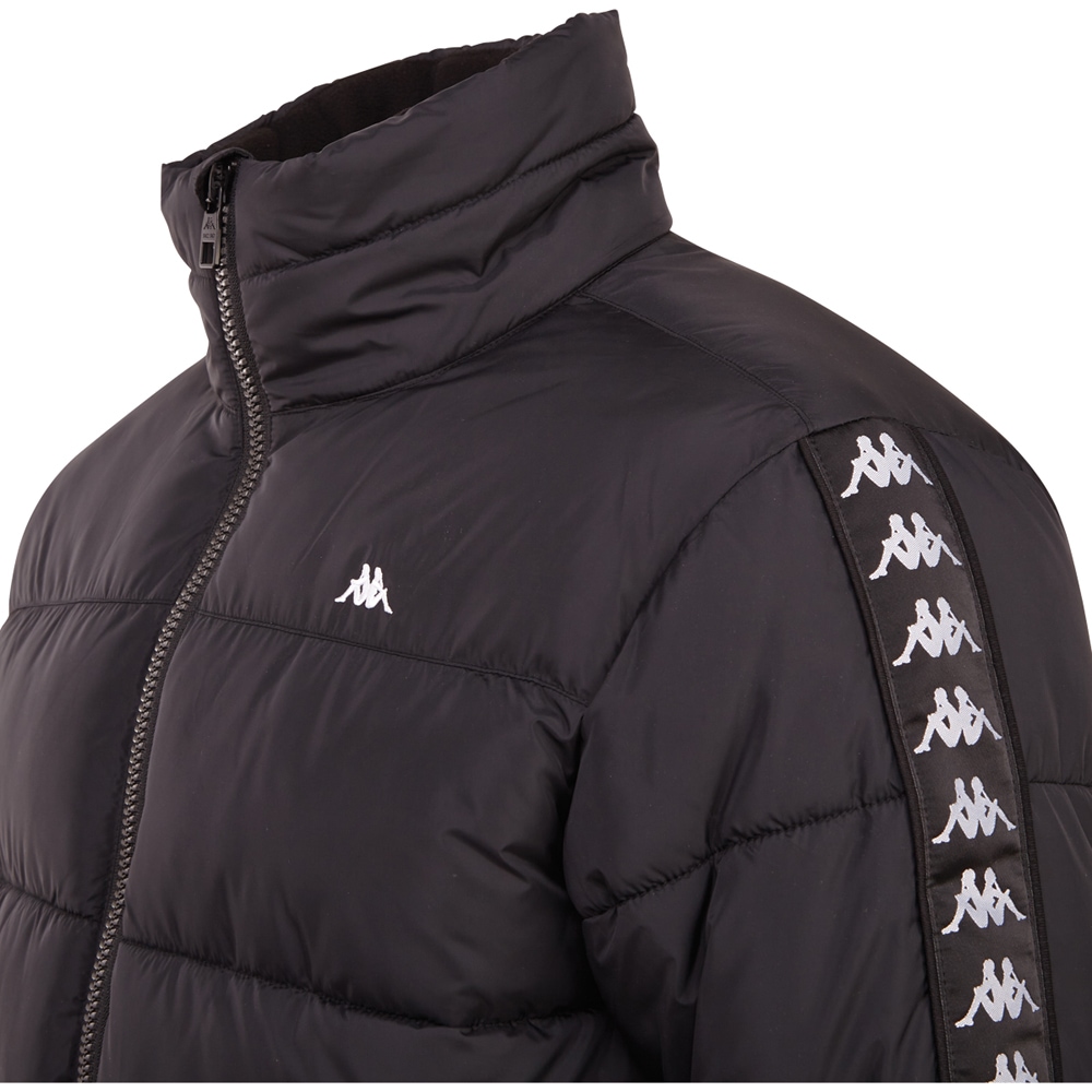 Kappa Winterjacke, ohne Kapuze, - mit hochwertigem Jacquard Logoband an den Ärmeln