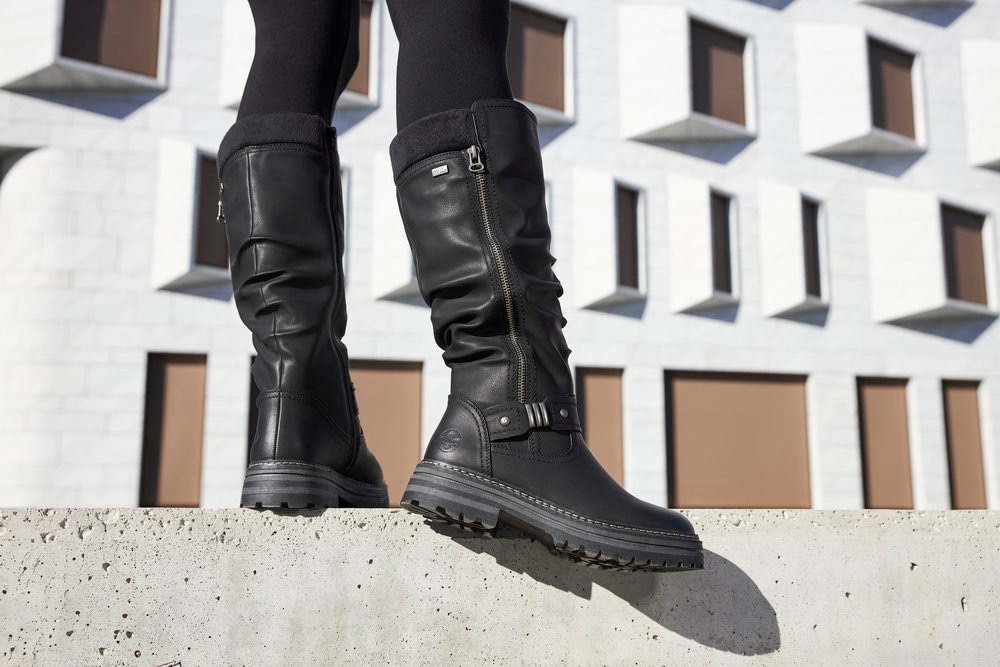 Rieker Winterstiefel  mit slouchy Schaft und wasserabweisender riekerTEX-Membran