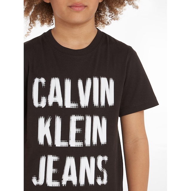 Calvin Klein Jeans T-Shirt »PIXEL LOGO RELAXED SS T-SHIRT«, für Kinder bis  16 Jahre bei ♕