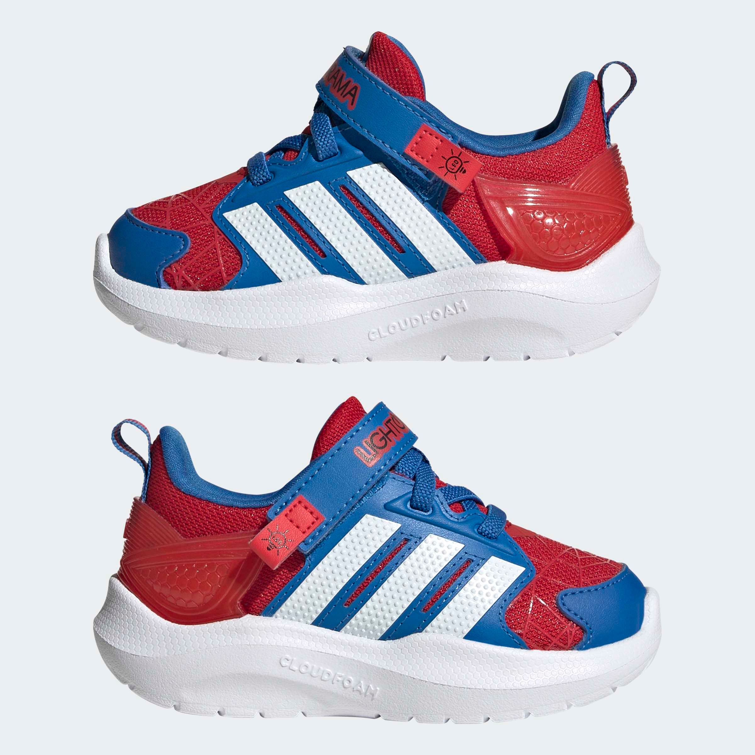 adidas Sportswear Sneaker »ADIDAS MARVEL LIGHTORAMA SPIDER-MAN  FÜR BABYS UND KLEINKINDER«  mit Blinkfunktion
