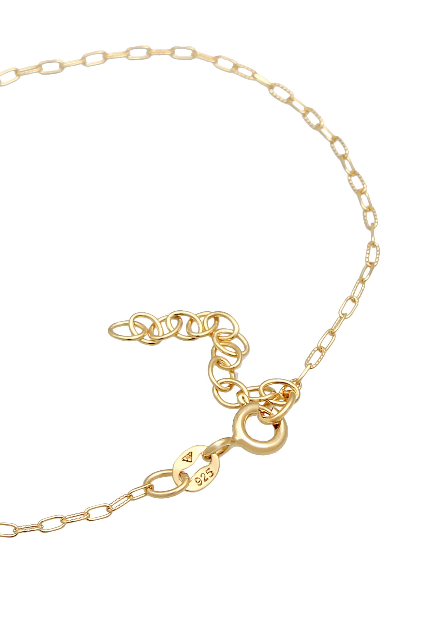 Elli Armkette »Armband Glieder Oval Fein Basic 925 Silber«
