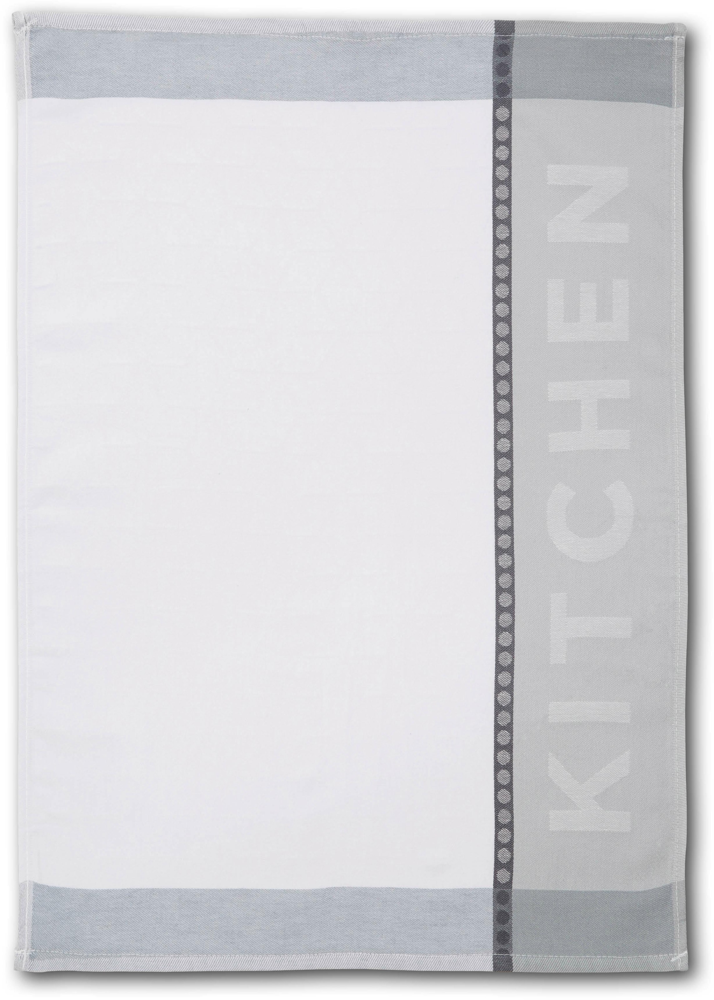 Dyckhoff Geschirrtuch »HOME / KITCHEN, Maße je Tuch ca. 50x70 cm«, (Set, 6 tlg.), mit zwei verschiedenen Motiven