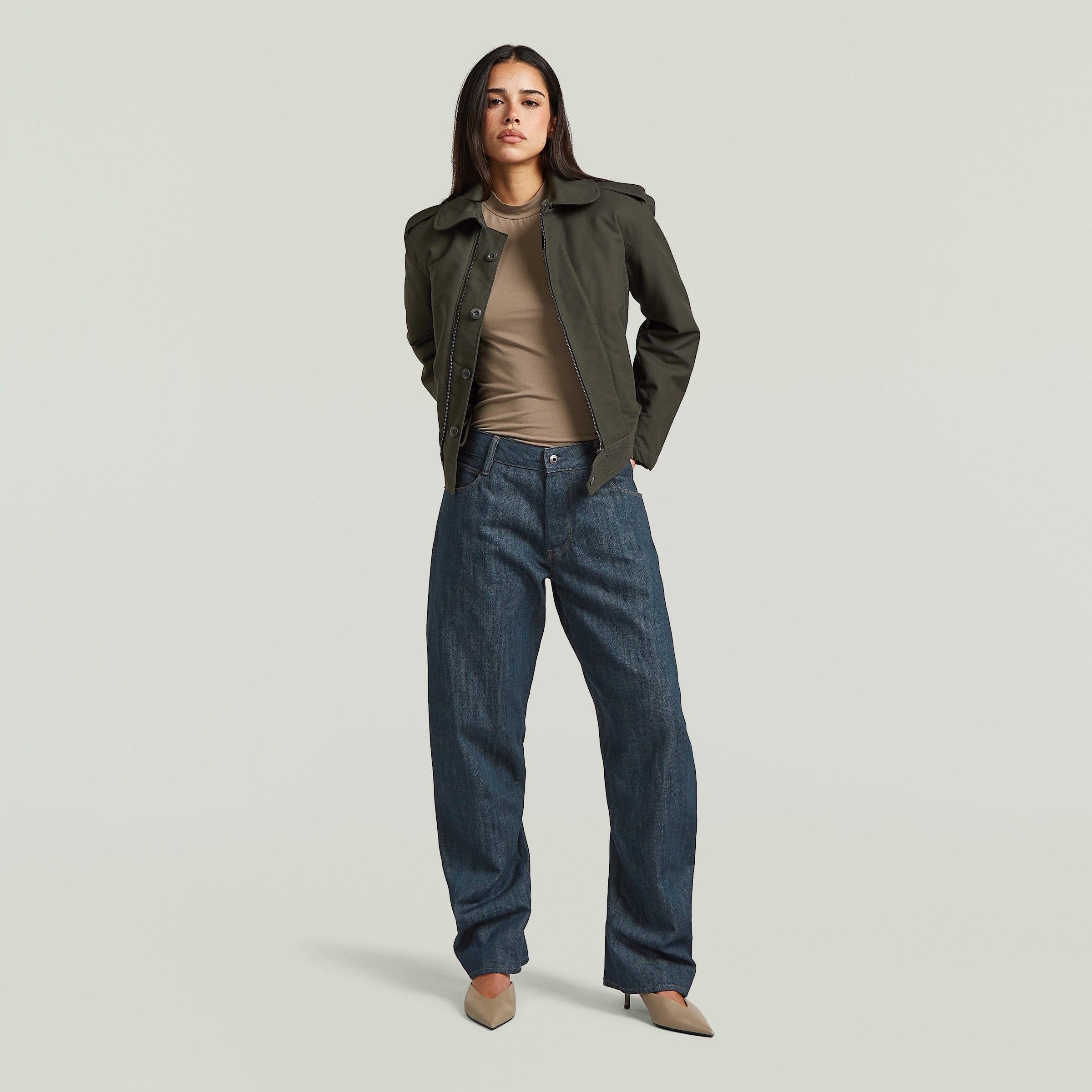 G-STAR Loose-fit-Jeans »G-Star Arc 3D Loose Wmn« mit spezieller Schnittführung, Baumwoll-Denim