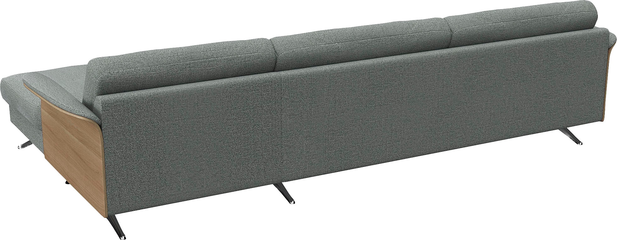 FLEXLUX Ecksofa »Glow, super bequem durch hochwertigem Sitzaufbau mit Federkern, L-Form«, Modernes skandinavisches Design