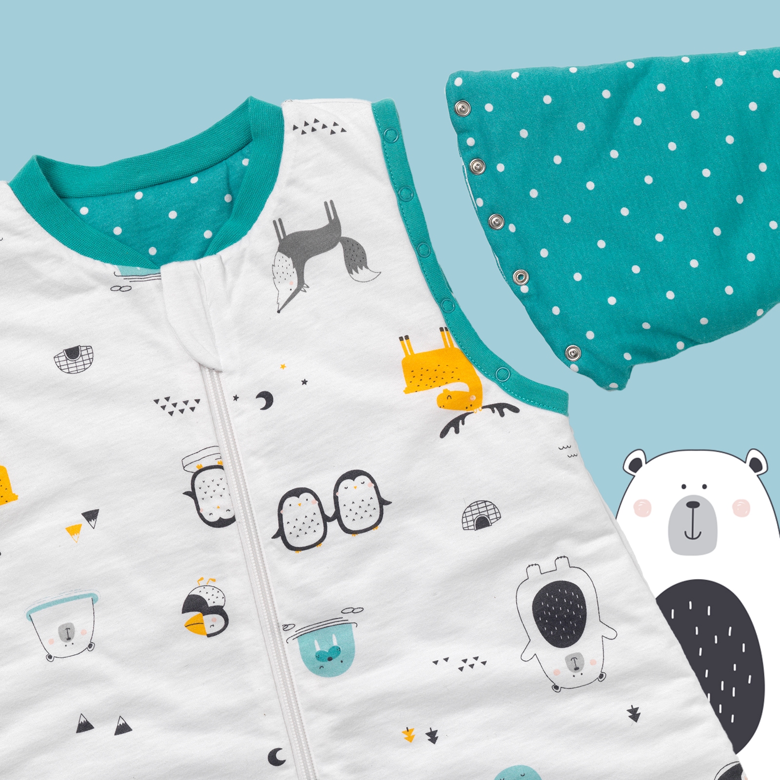 Schlummersack Babyschlafsack »Schlafsack mit Füßen 2.5 Tog«