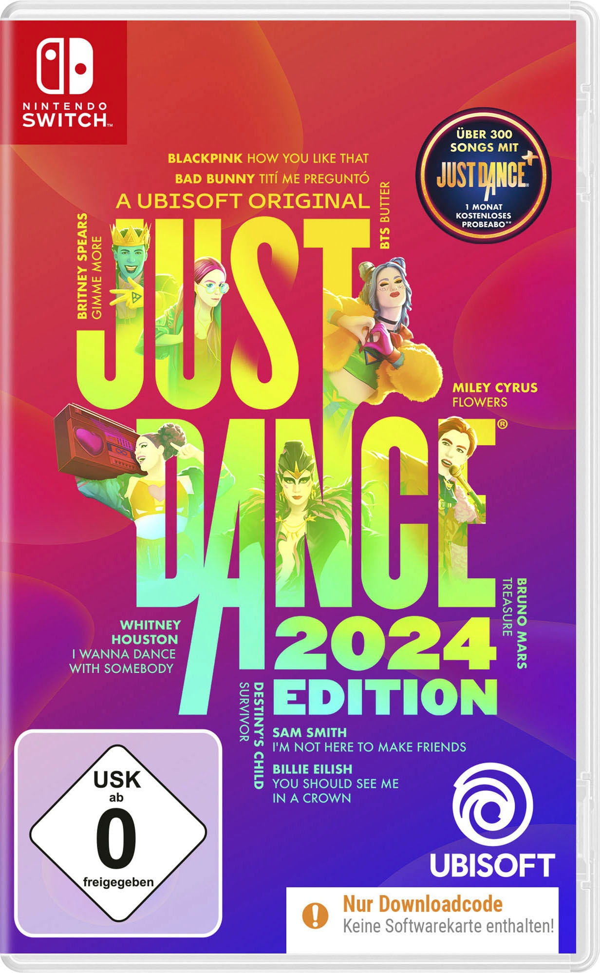 UBISOFT Spielesoftware "Just Dance 2024" Nintendo Switch Code in a Box