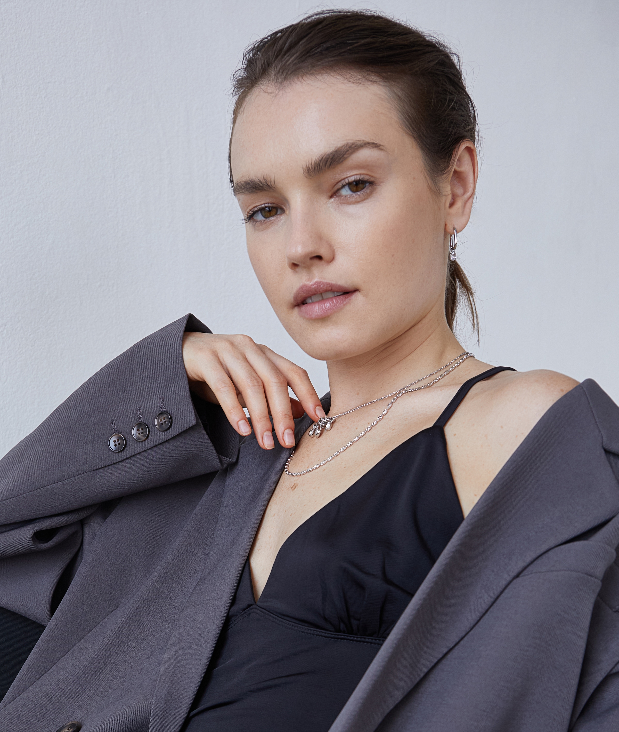 Echtzeit Paar Creolen »Schmuck Geschenk Edelstahl Ohrringe Like Diamonds Tropfen« mit Zirkonia (synth.) - Einhänger abnehmbar