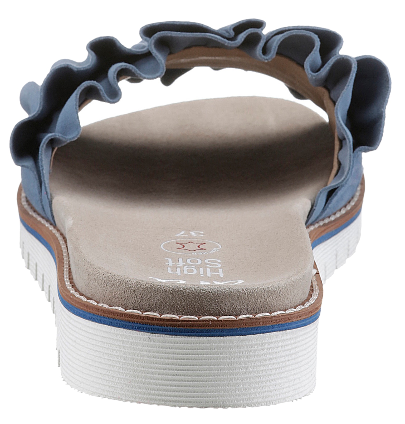 Ara Pantolette »KENT«, Keilabsatz, Sommerschuh, Schlappen zum Schlupfen