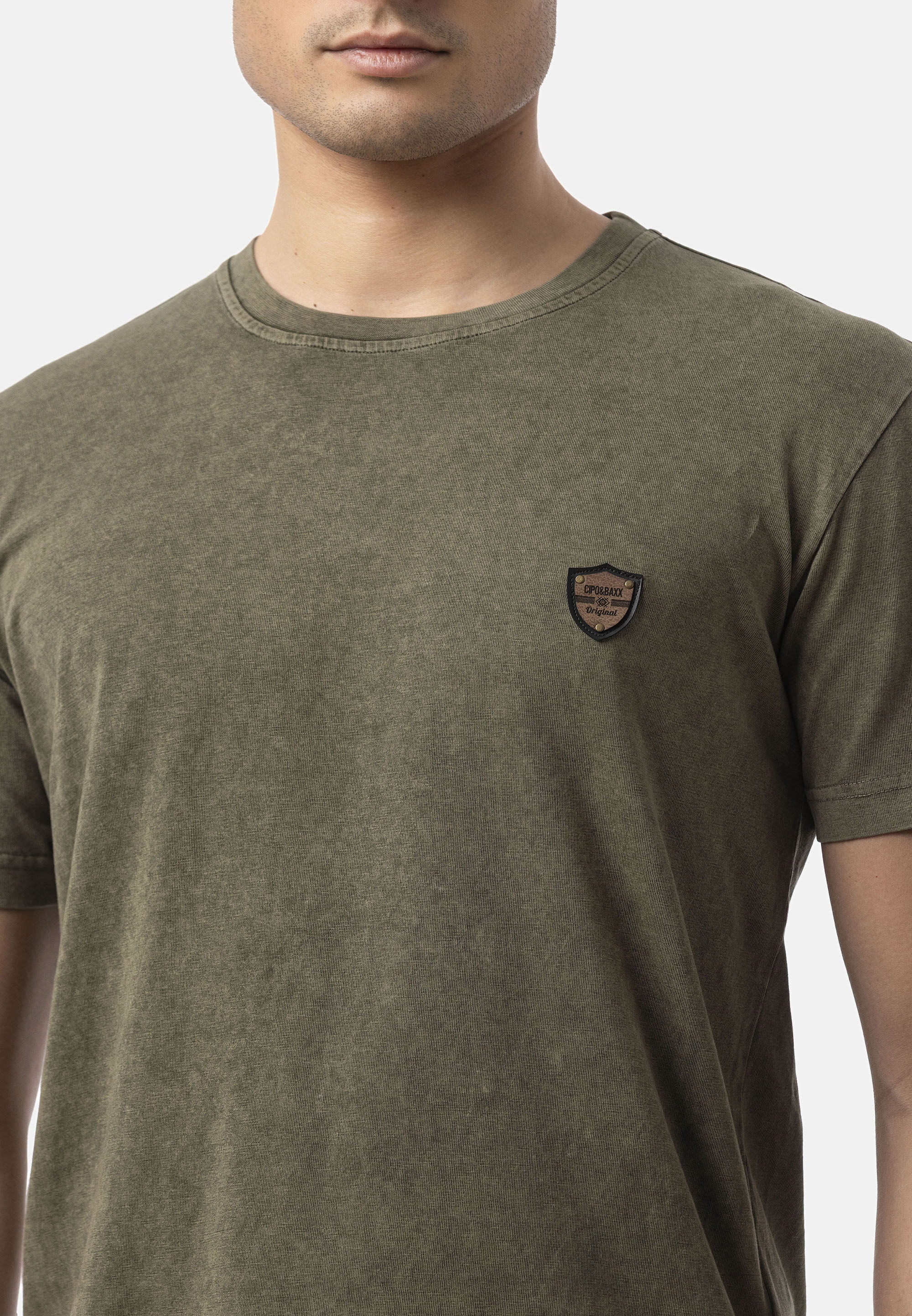 Cipo & Baxx T-Shirt »CT808« Charakteristische Waschung (Y¿kama)